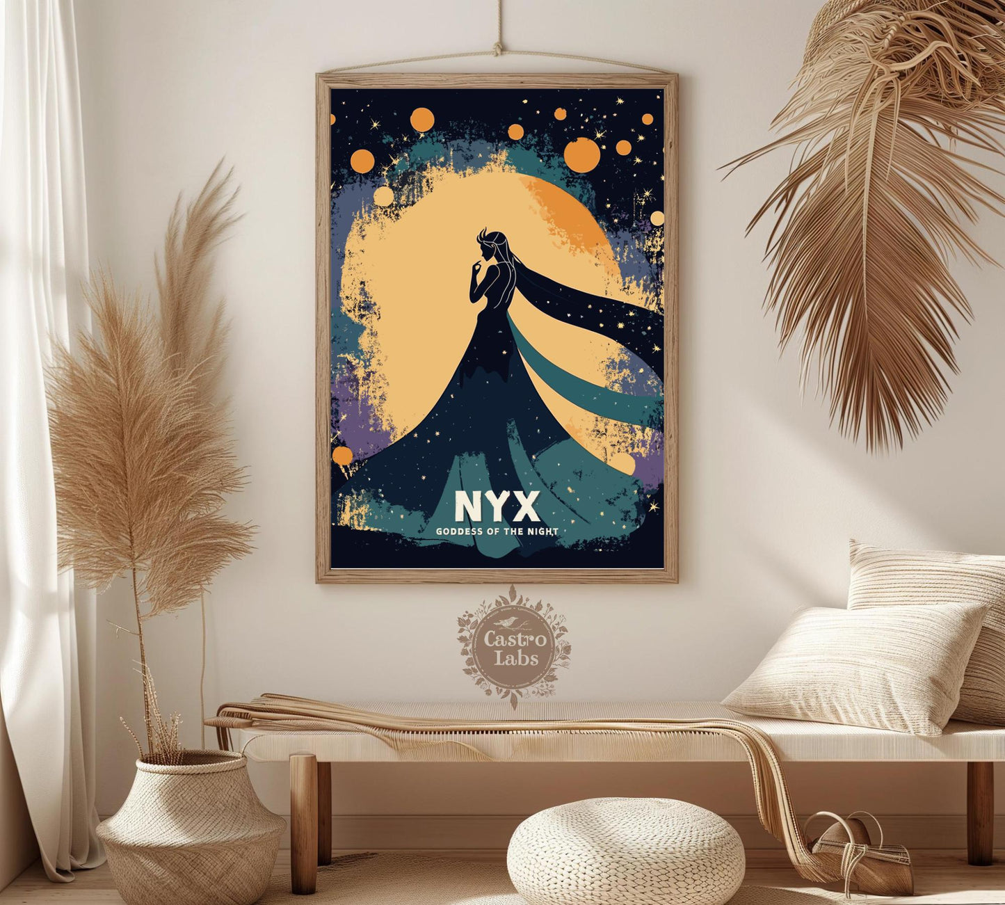 Nyx Goddess Poster, Goddess of the Night