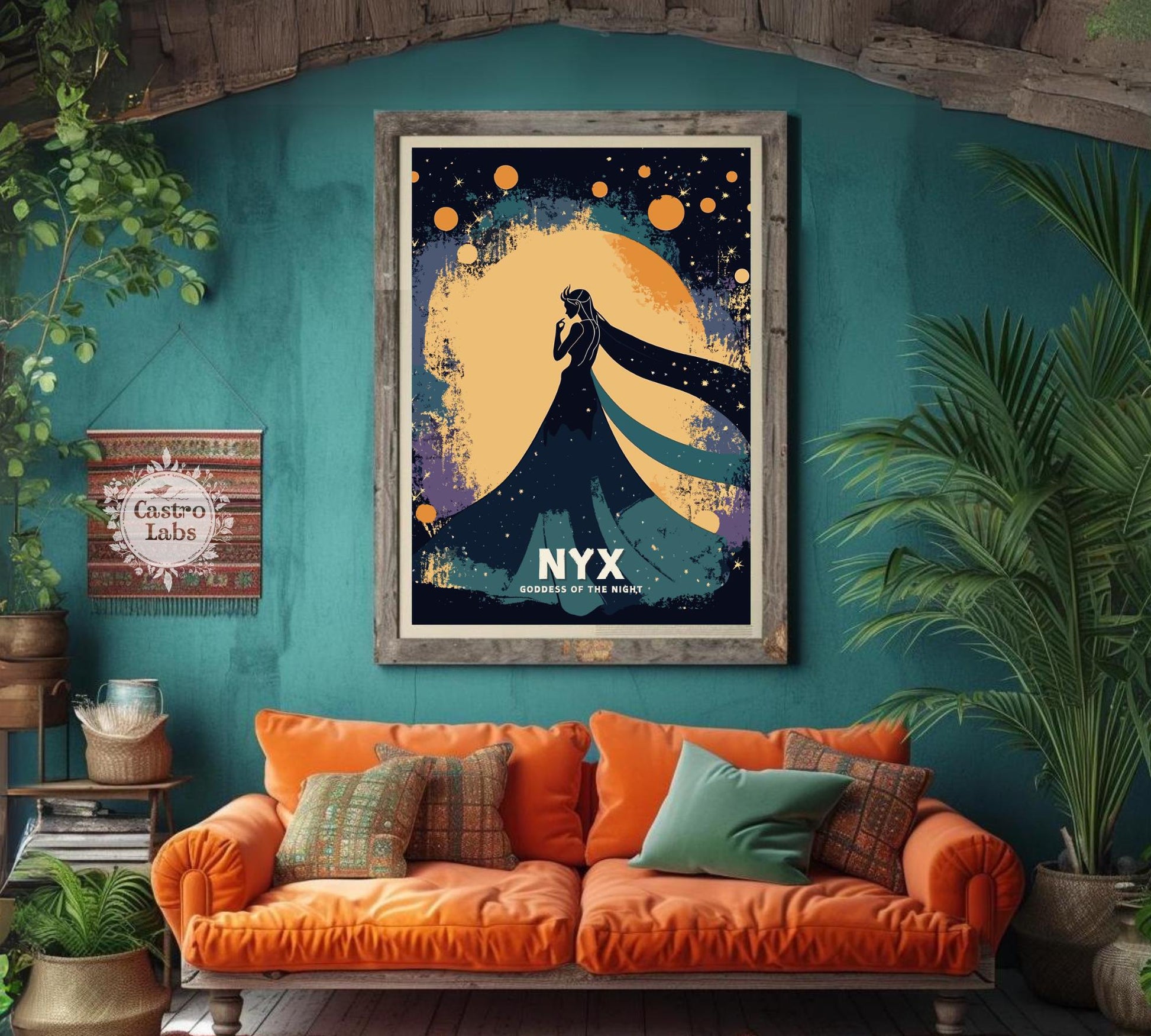 Nyx Goddess Poster, Goddess of the Night