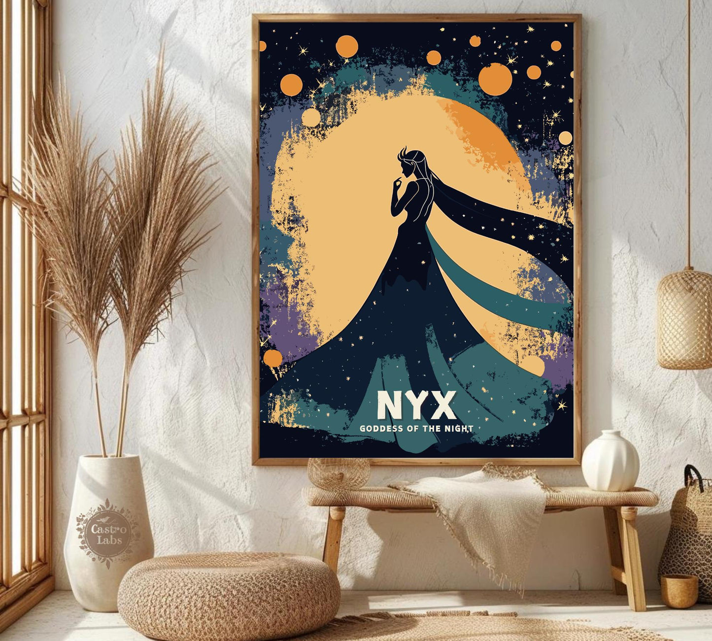 Nyx Goddess Poster, Goddess of the Night