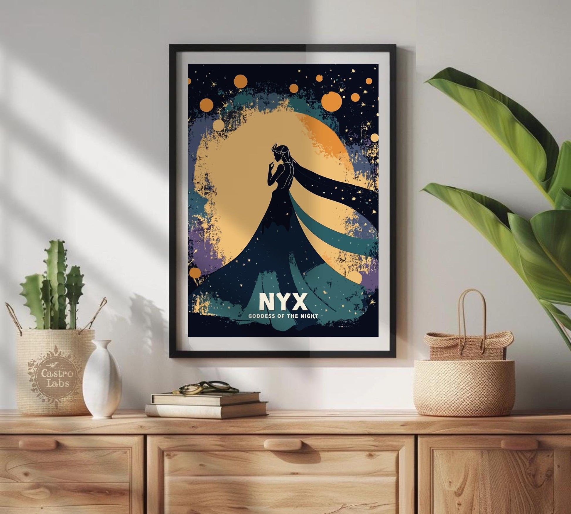 Nyx Goddess Poster, Goddess of the Night