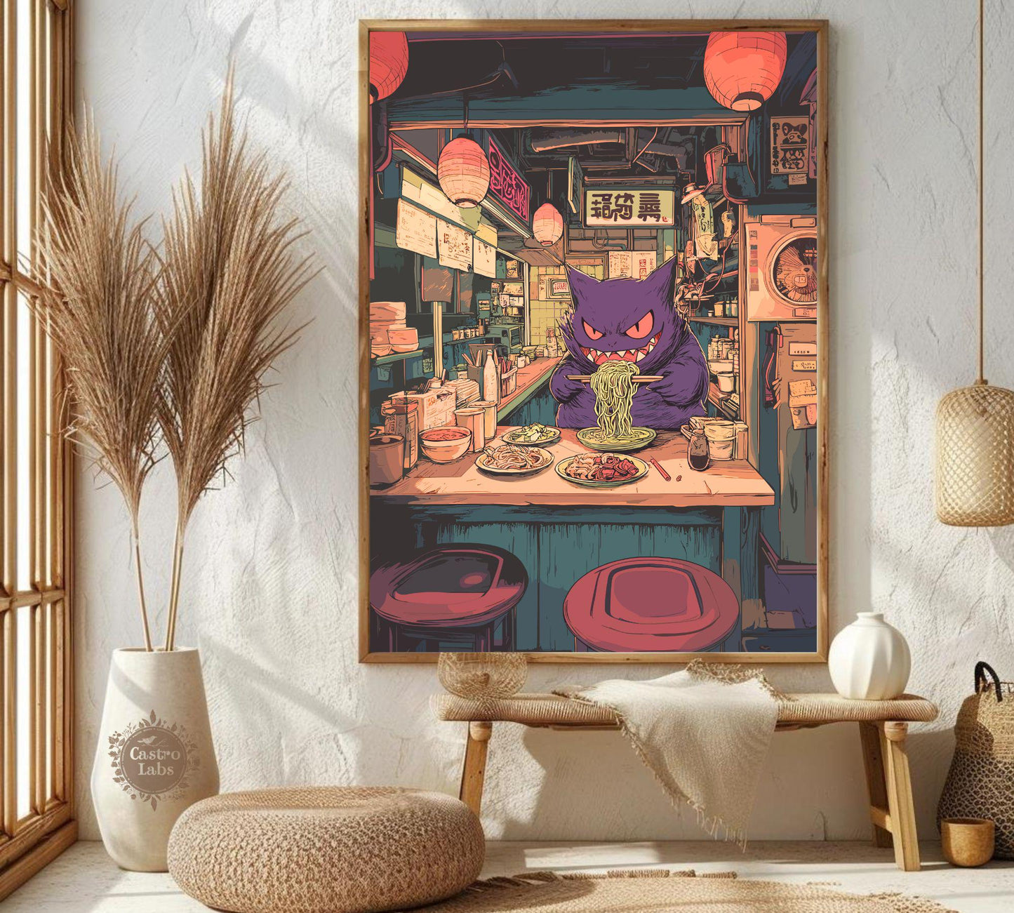 Gengar Ramen Series Poster