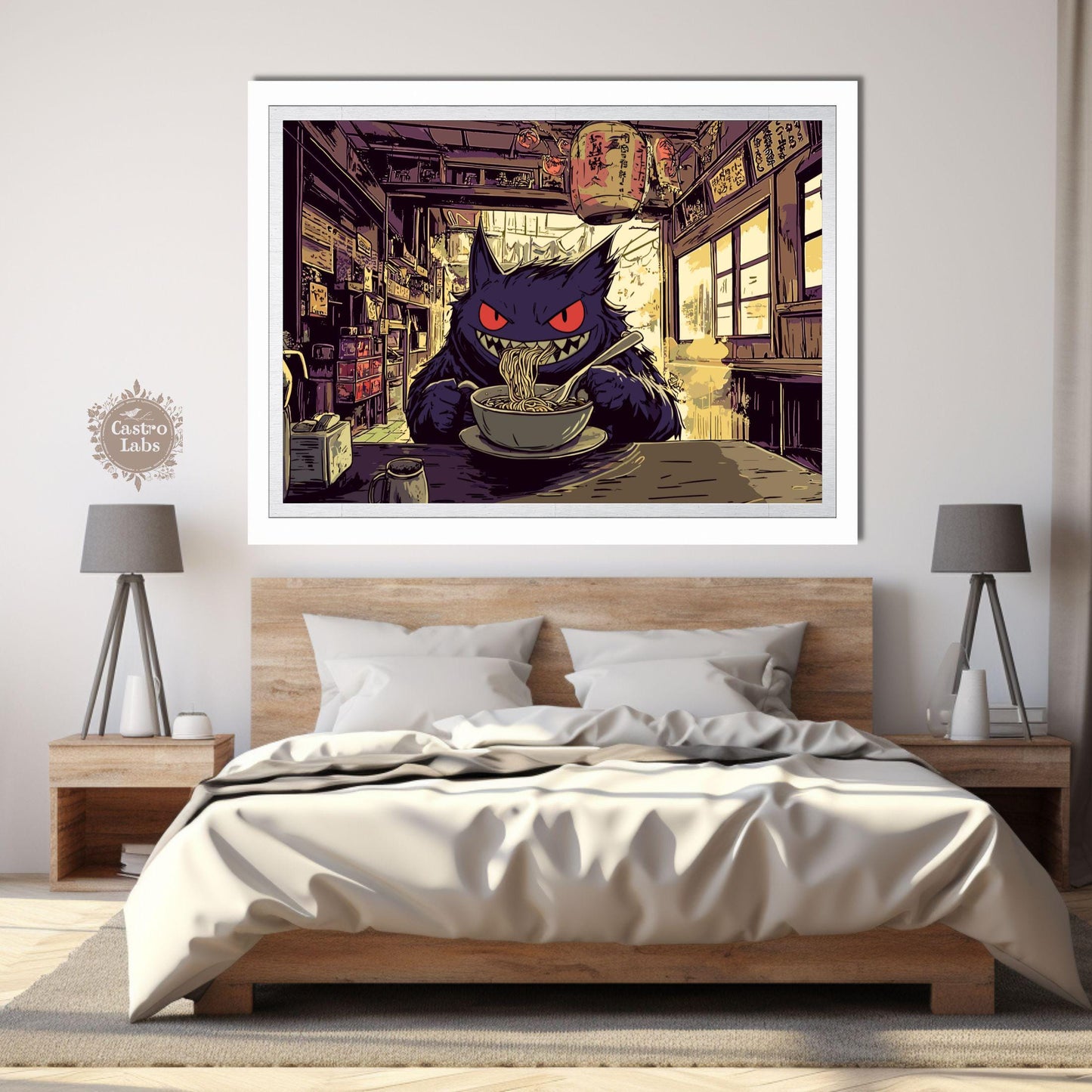 Gengar Ramen Series Landscape Poster