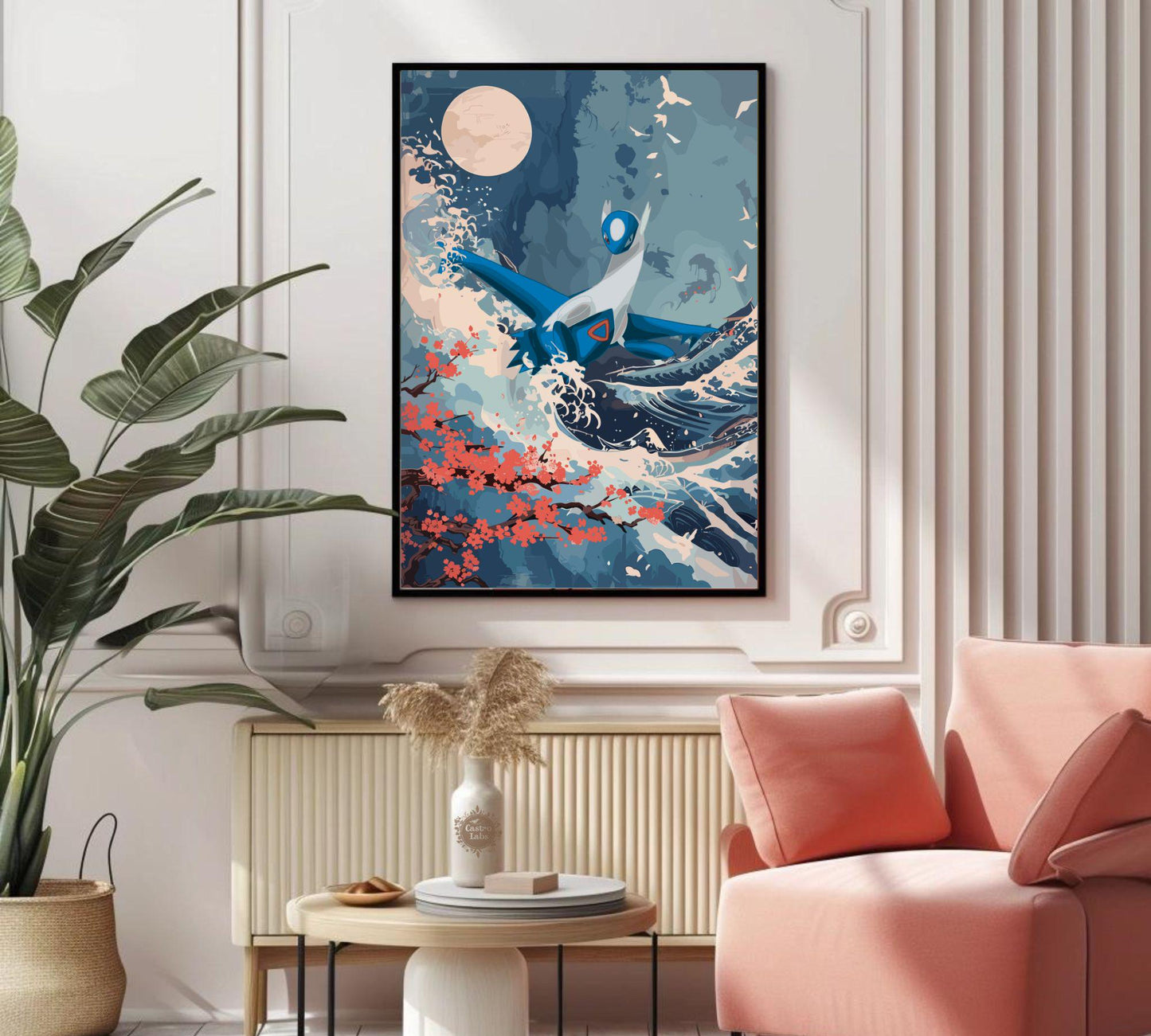 Latios Poster: Japanese Style Legendary Pokemon