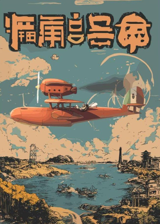 Studio Ghibli Porco Rosso Poster