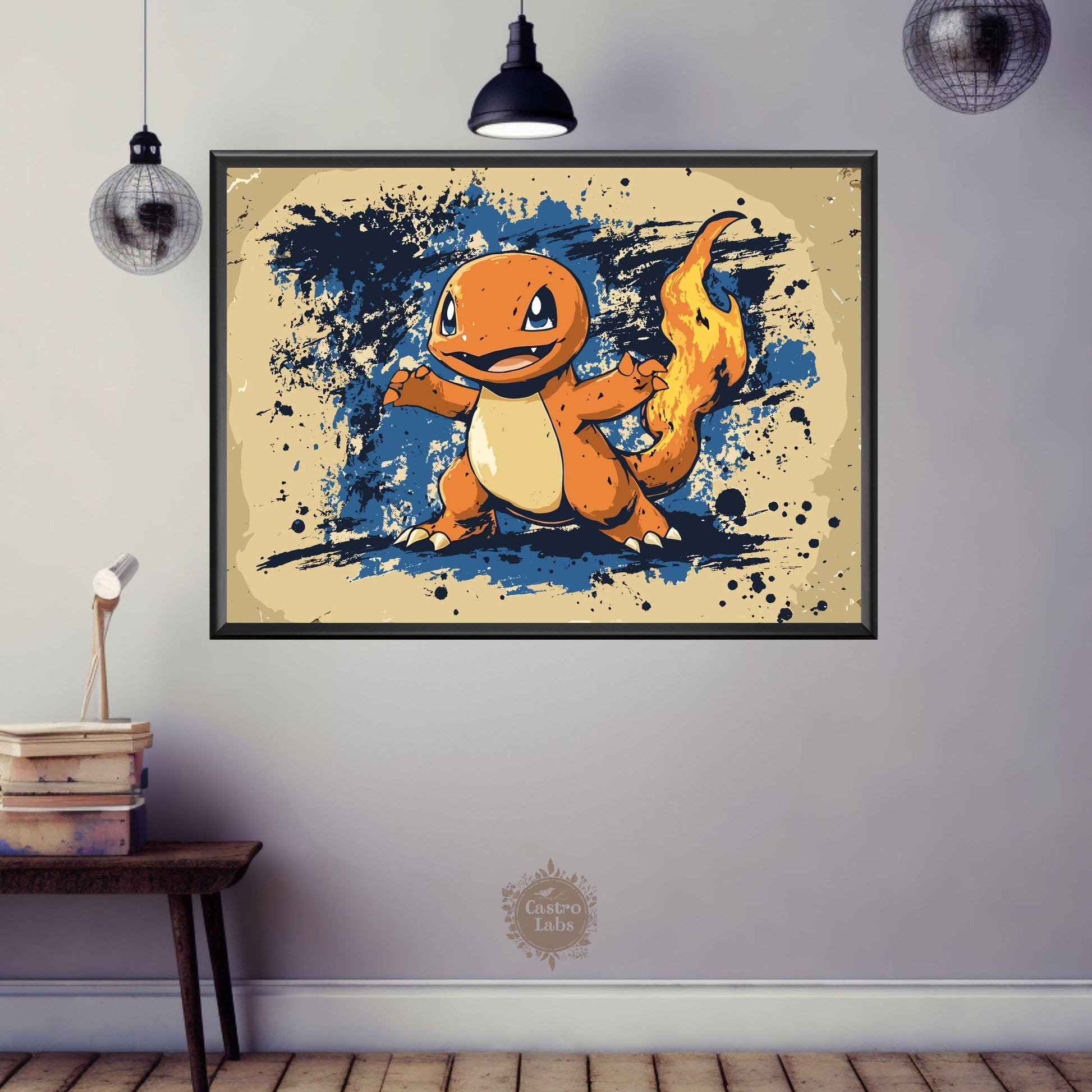 Charmander Landscape Poster