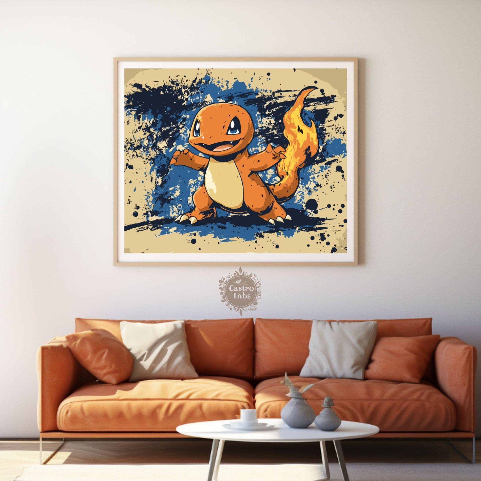 Charmander Landscape Poster