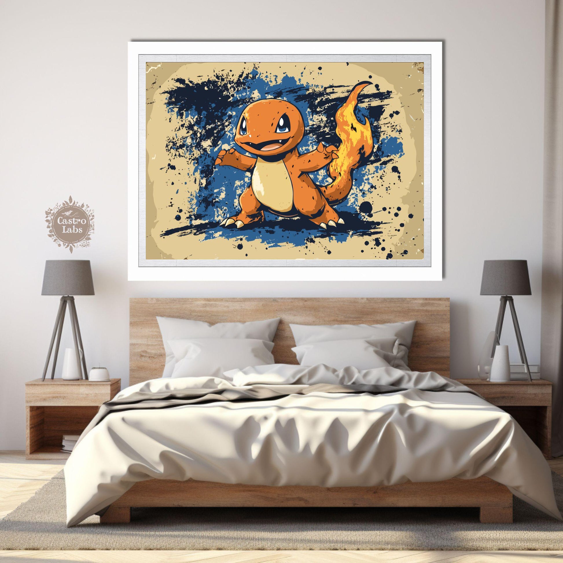 Charmander Landscape Poster