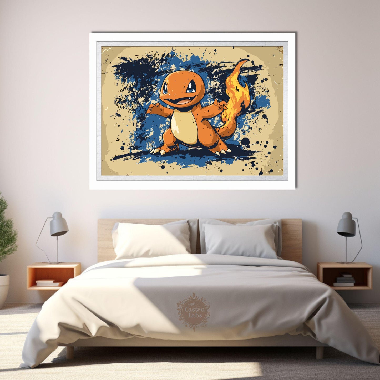 Charmander Landscape Poster