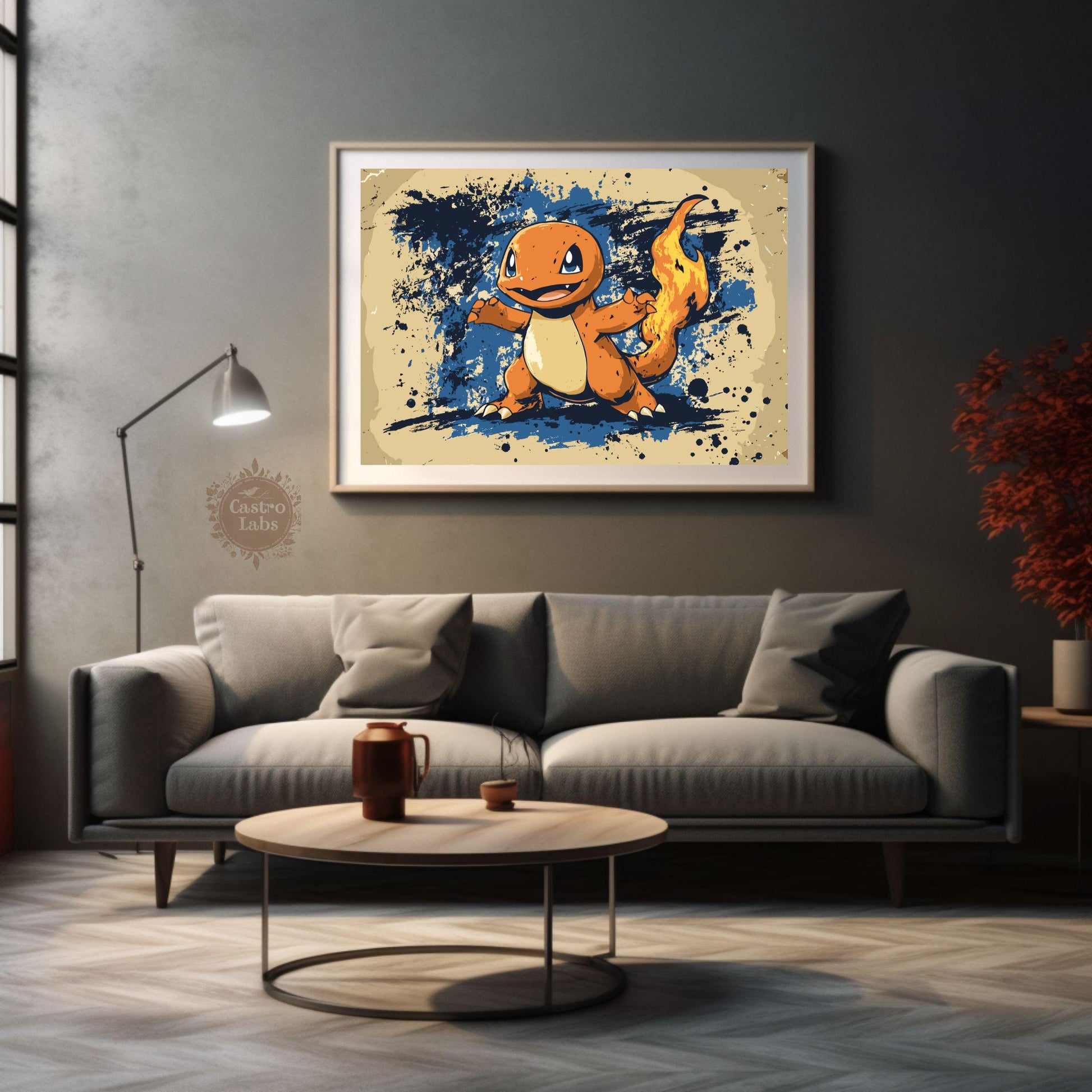 Charmander Landscape Poster