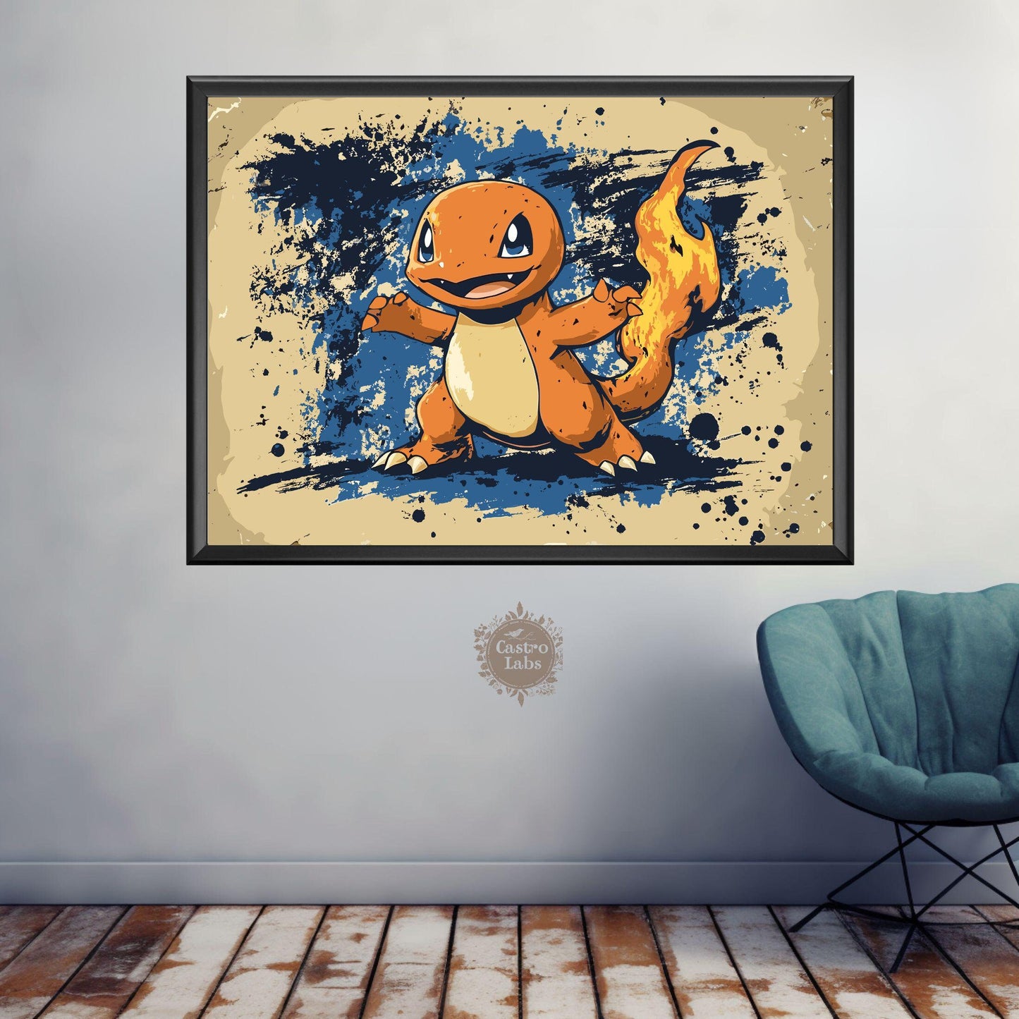 Charmander Landscape Poster