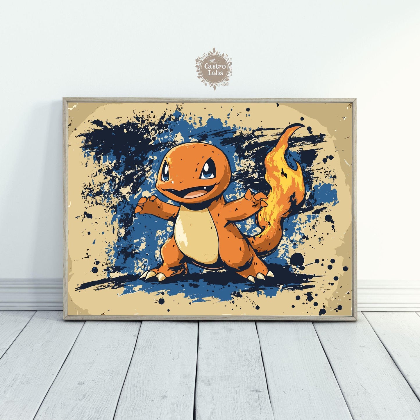 Charmander Landscape Poster