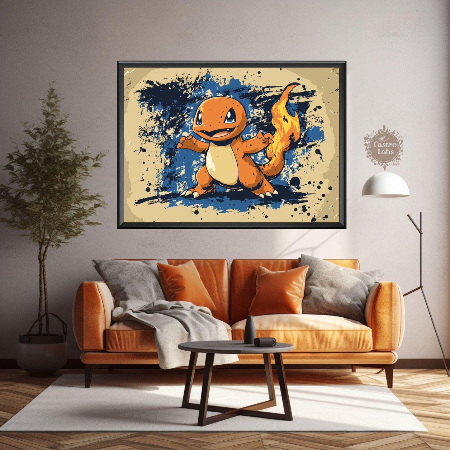 Charmander Landscape Poster