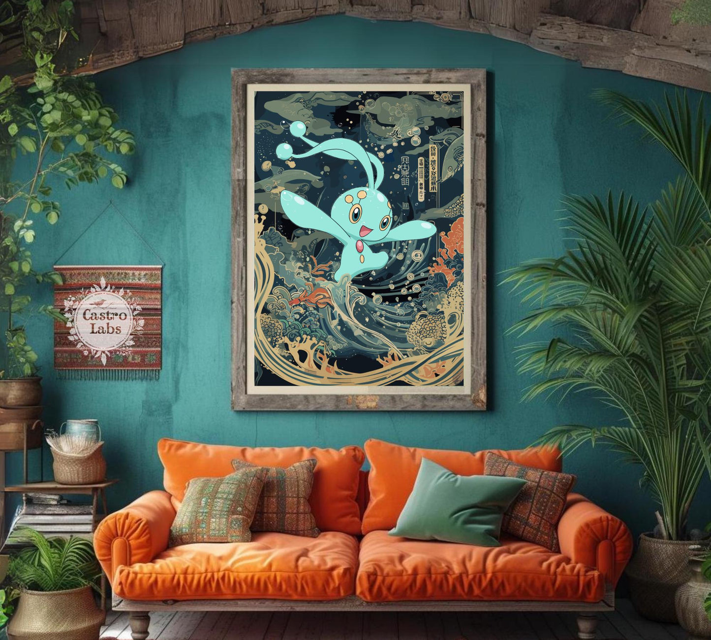 Manaphy Poster, Legendary Pokémon