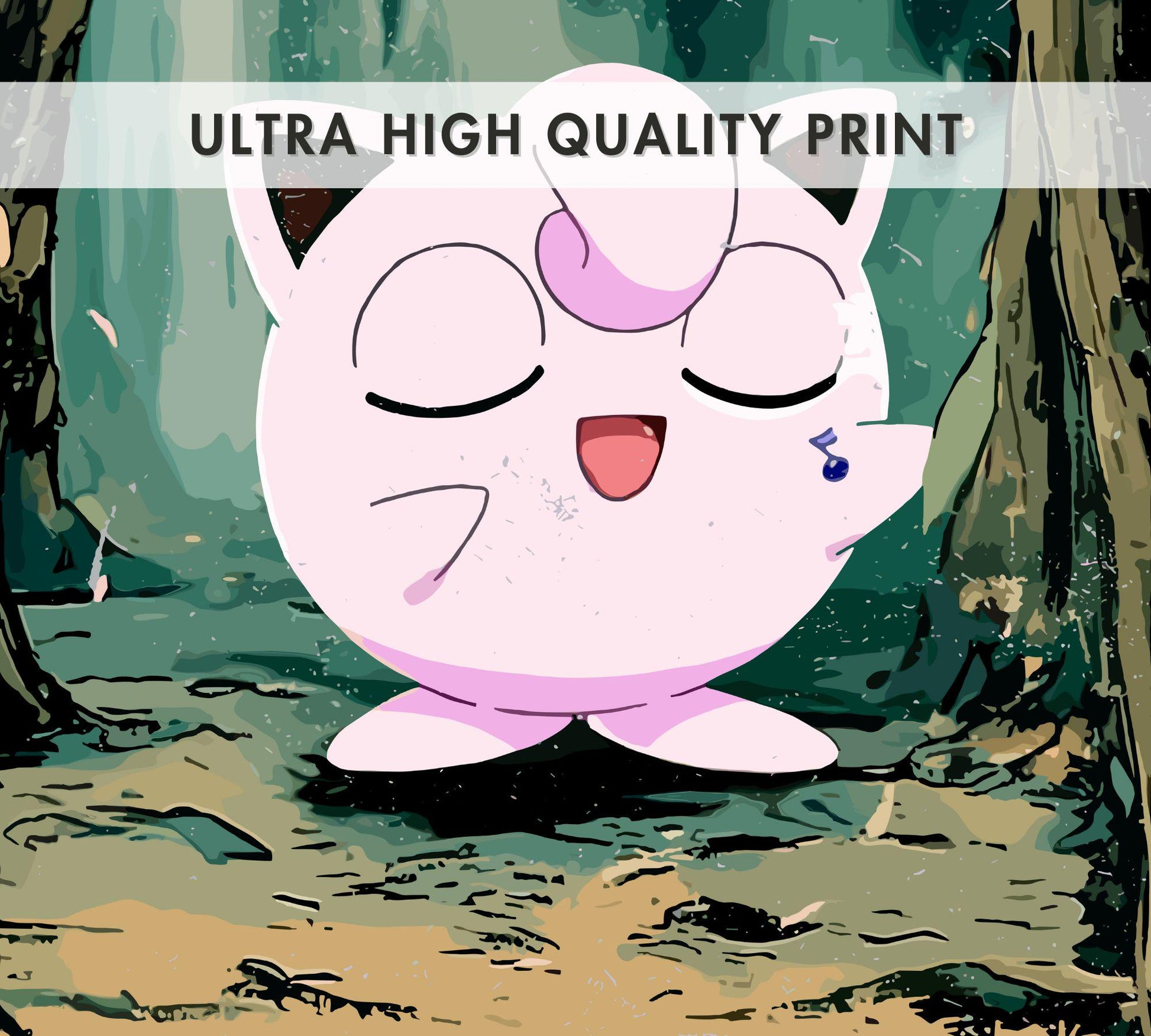 Jigglypuff Pokemon Poster