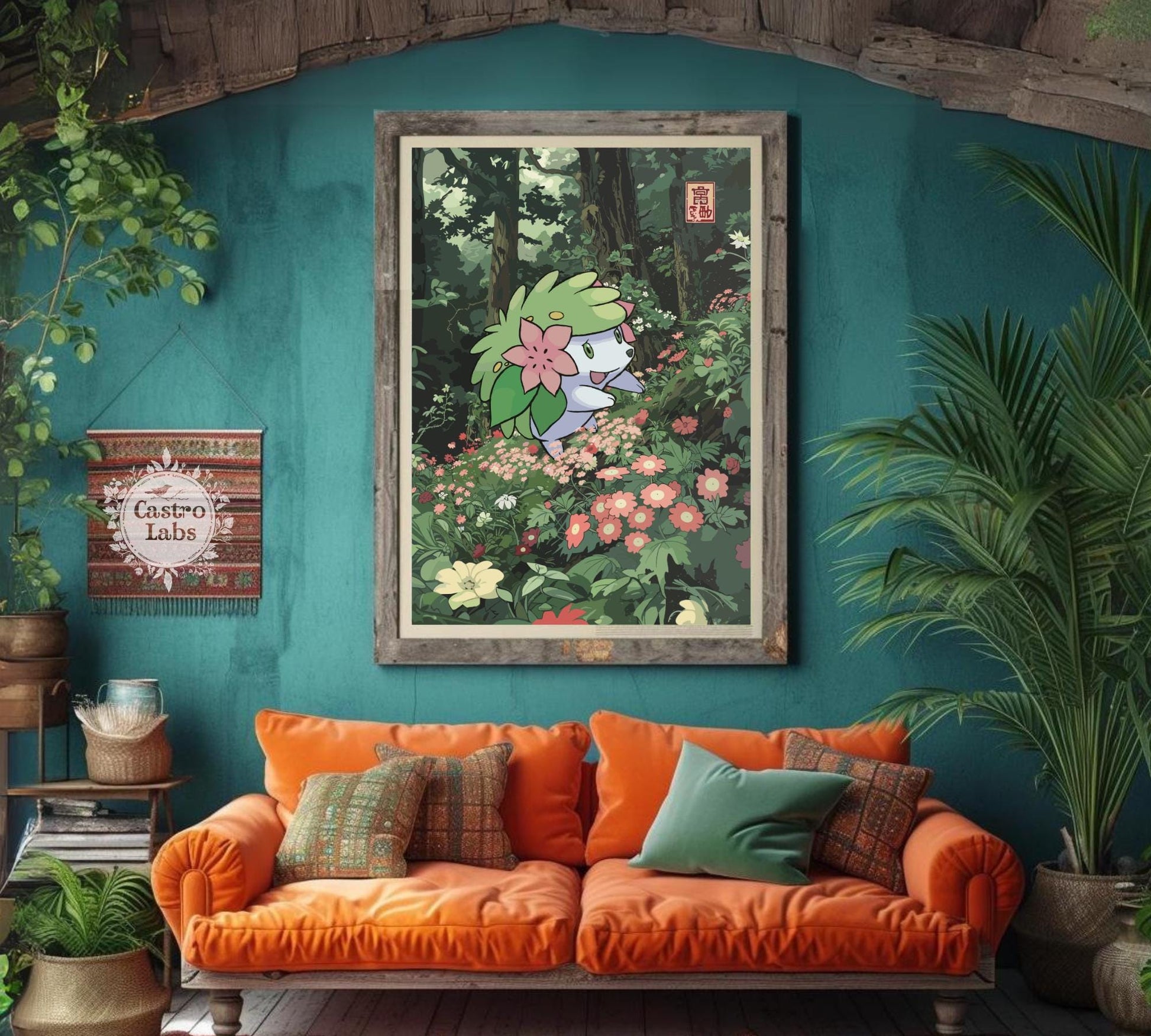 Shaymin Poster: Legendary Pokemon