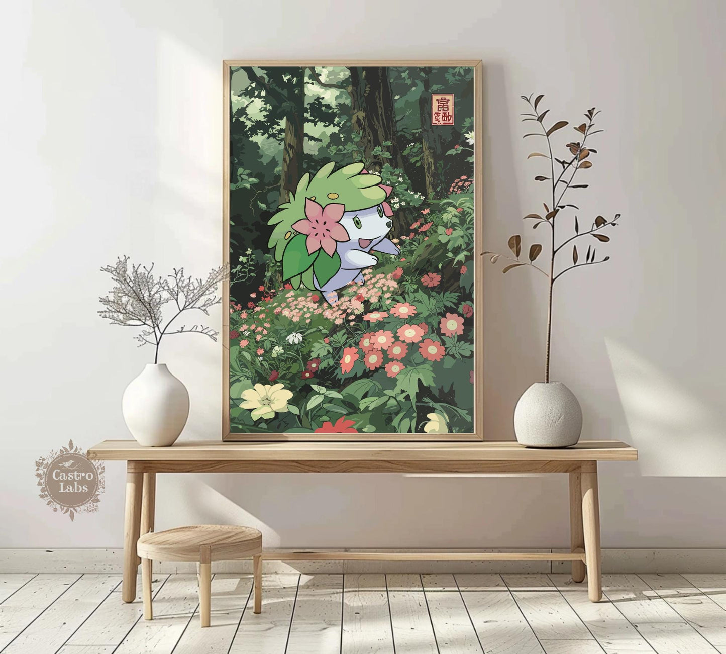 Shaymin Poster: Legendary Pokemon