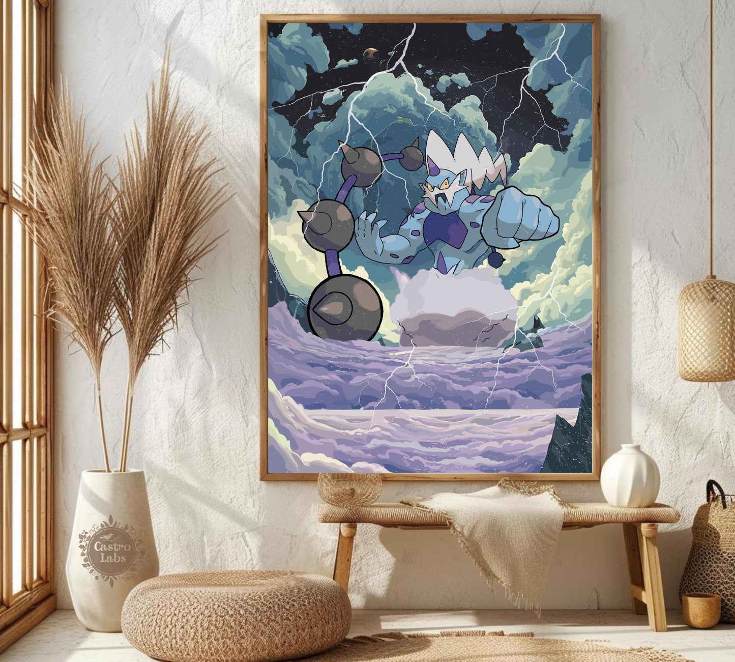 Thundurus Poster: Legendary Pokemon