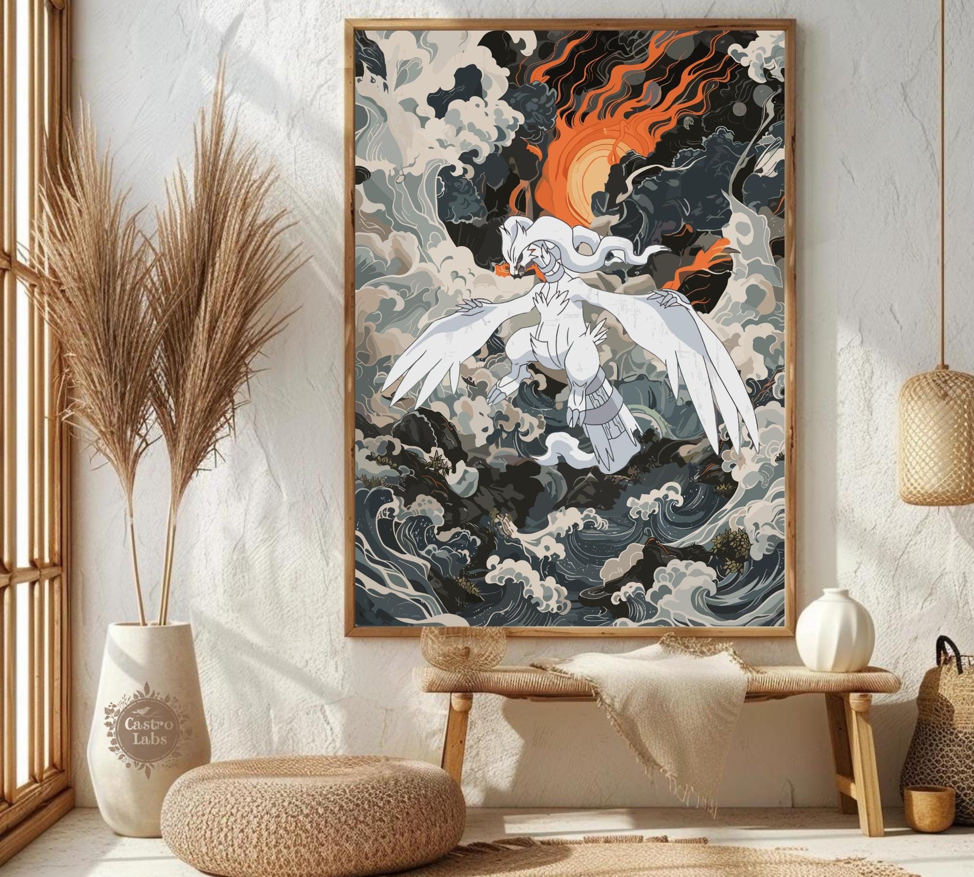 Reshiram Poster: Legendary Pokemon