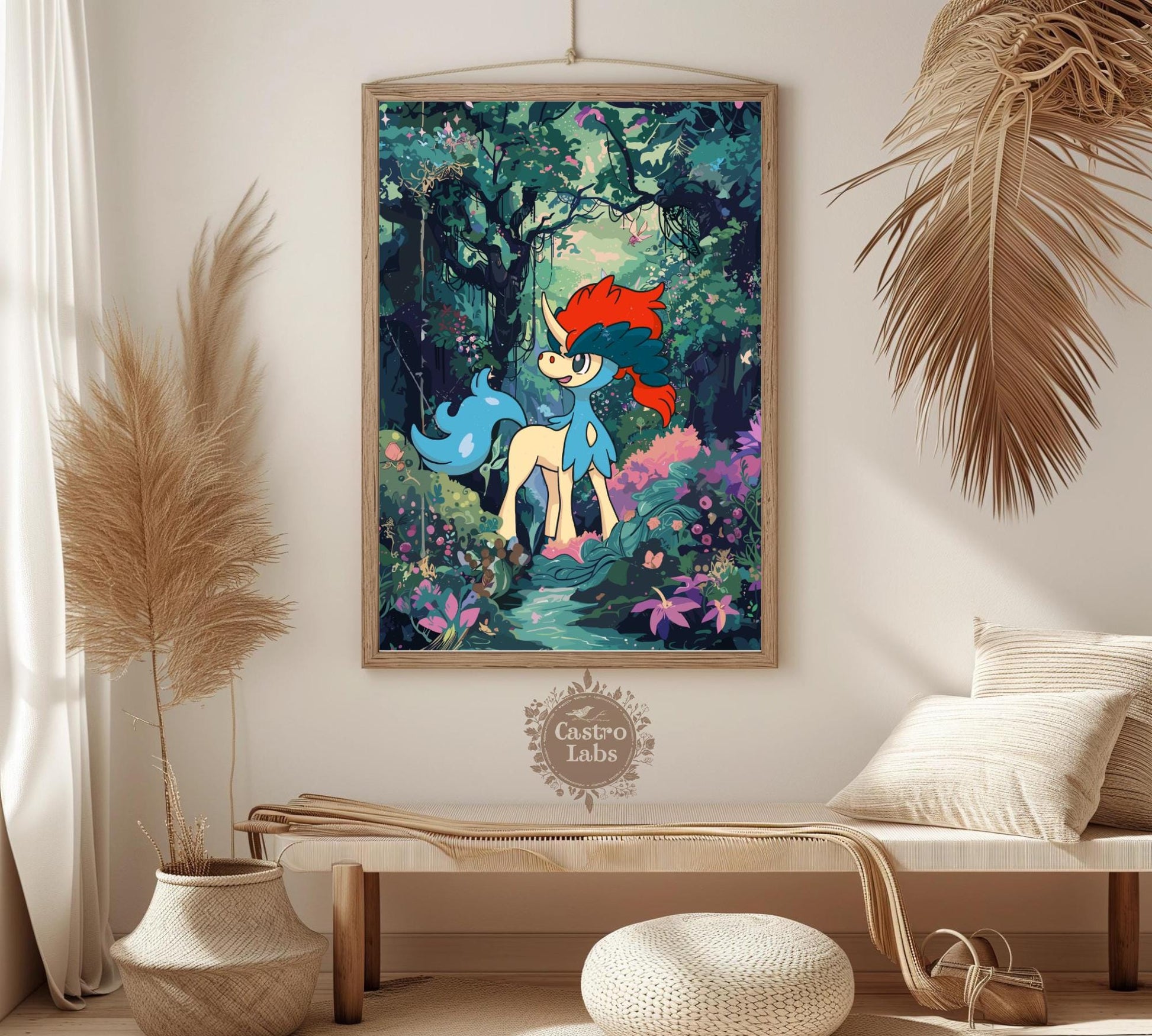 Keldeo Poster: Legendary Pokemon