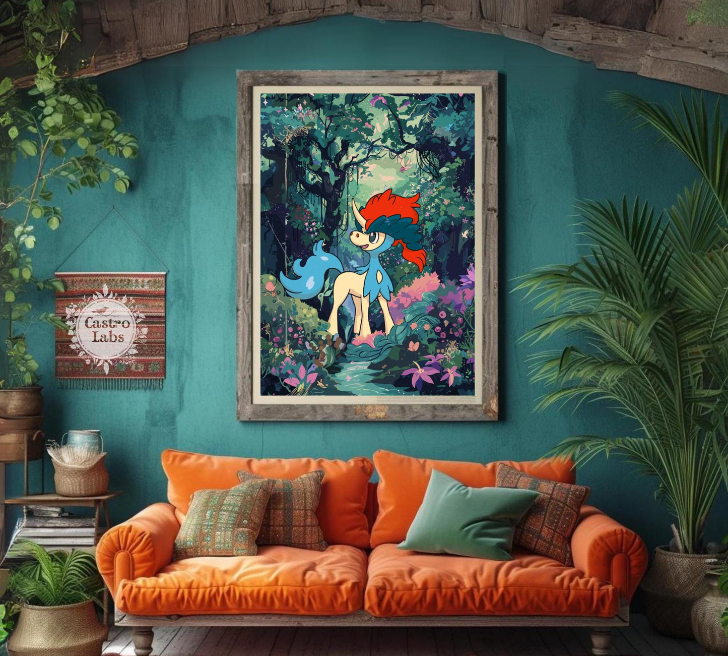 Keldeo Poster: Legendary Pokemon