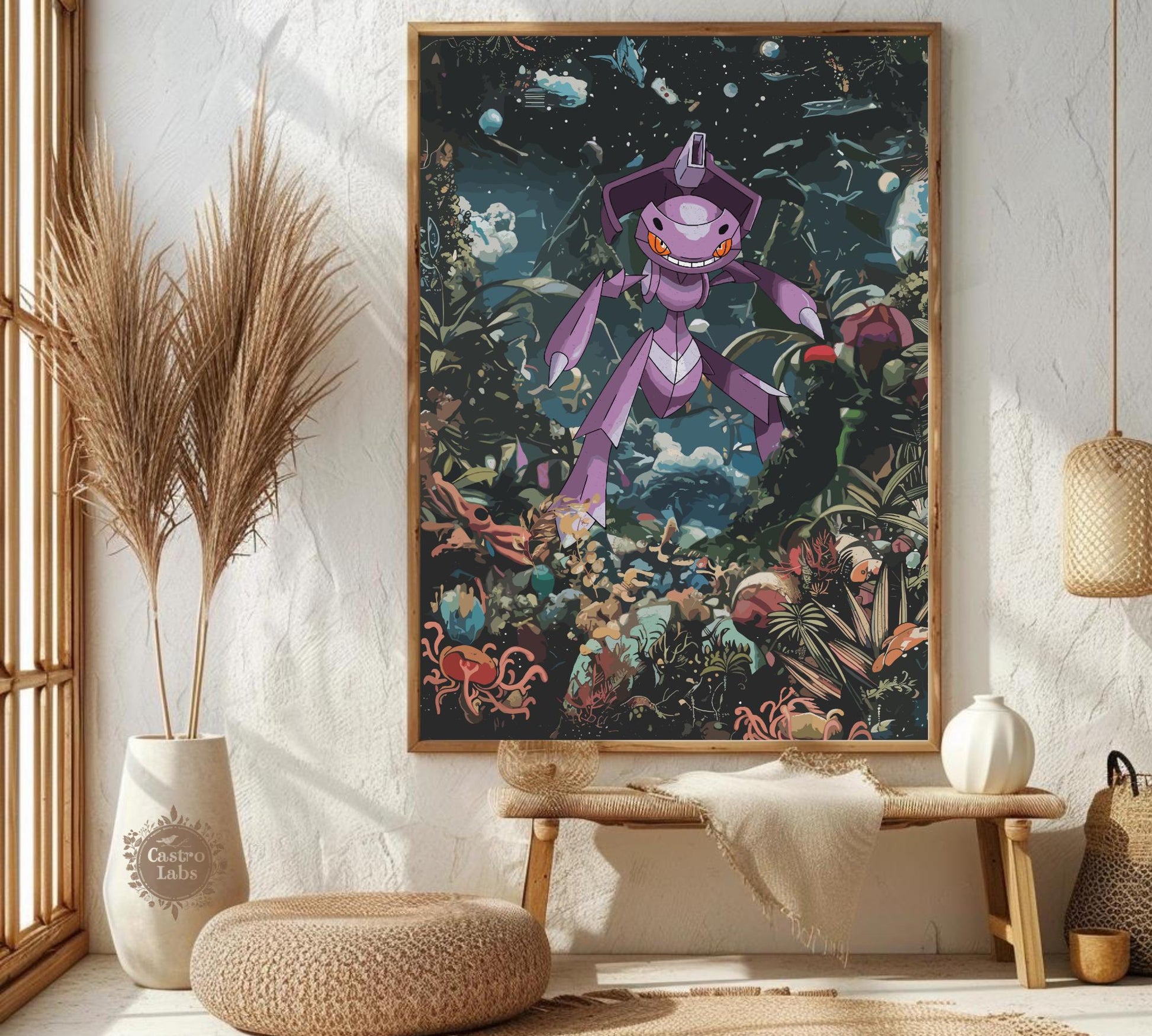 Genesect Poster: Legendary Pokemon