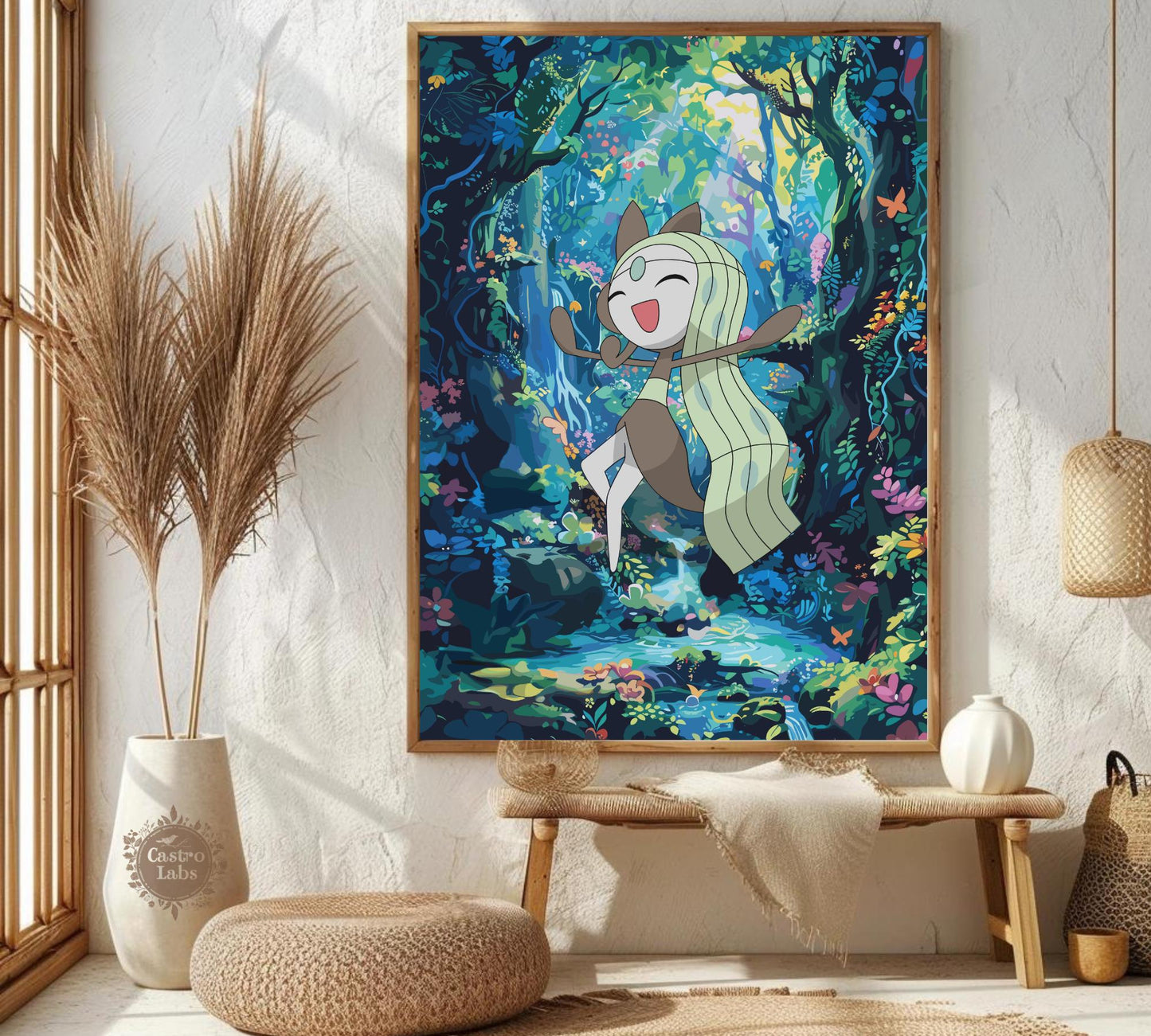 Meloetta Poster: Legendary Pokemon