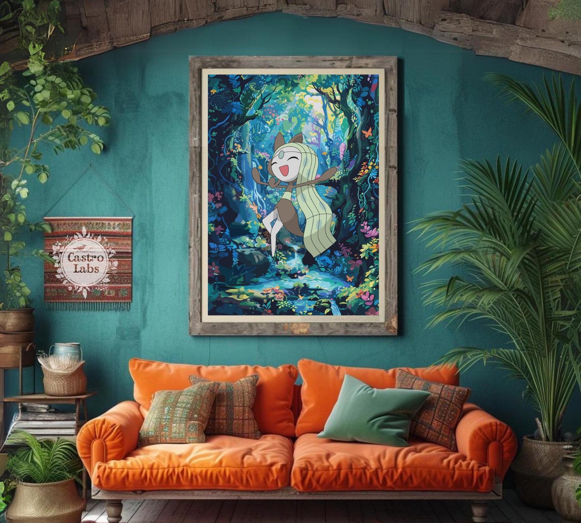 Meloetta Poster: Legendary Pokemon