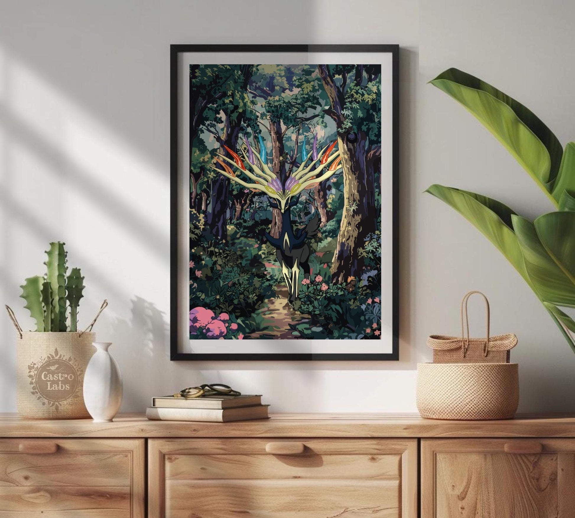 Xerneas Poster: Legendary Pokemon