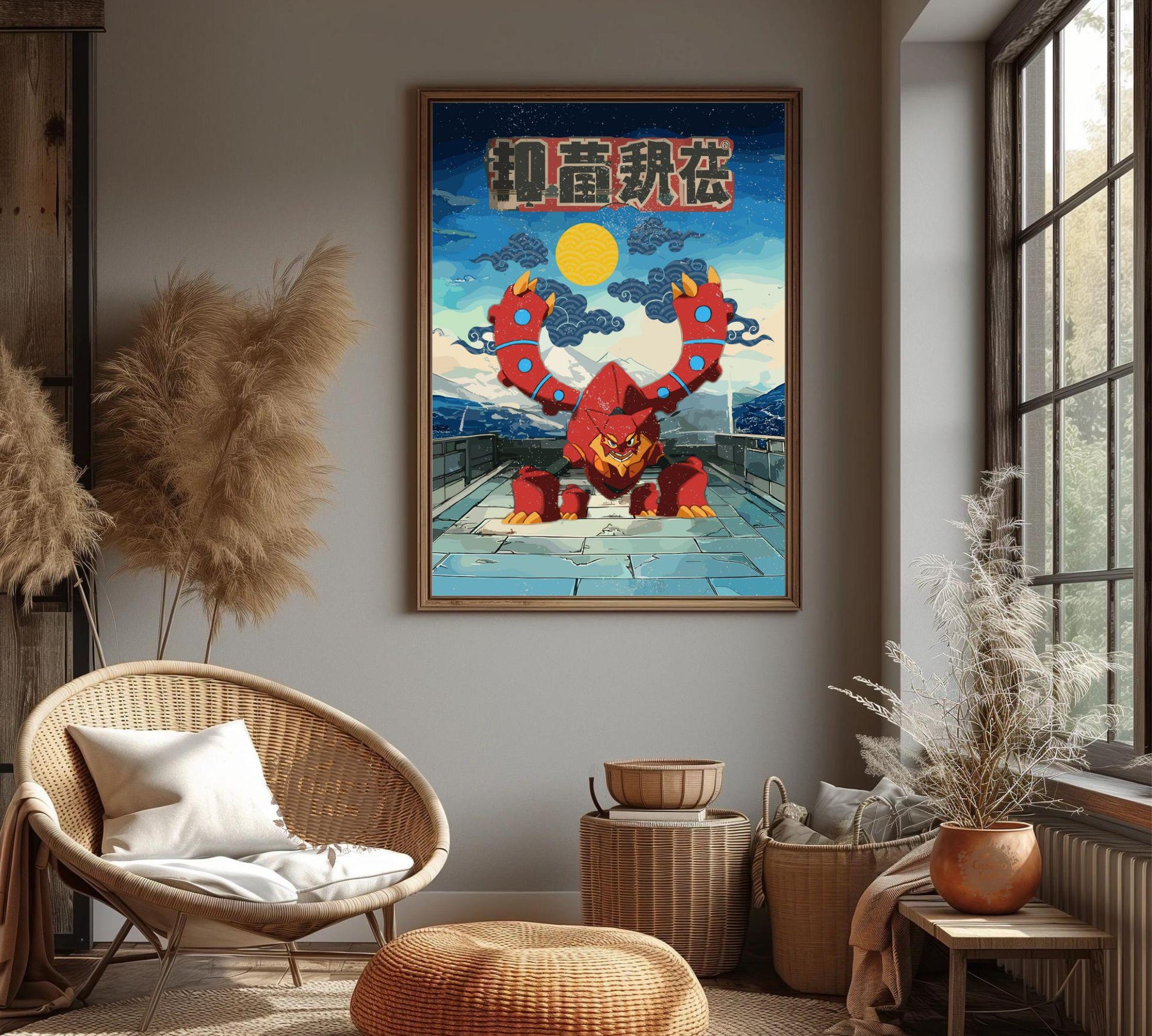 Volcanion Poster: Japanese Style