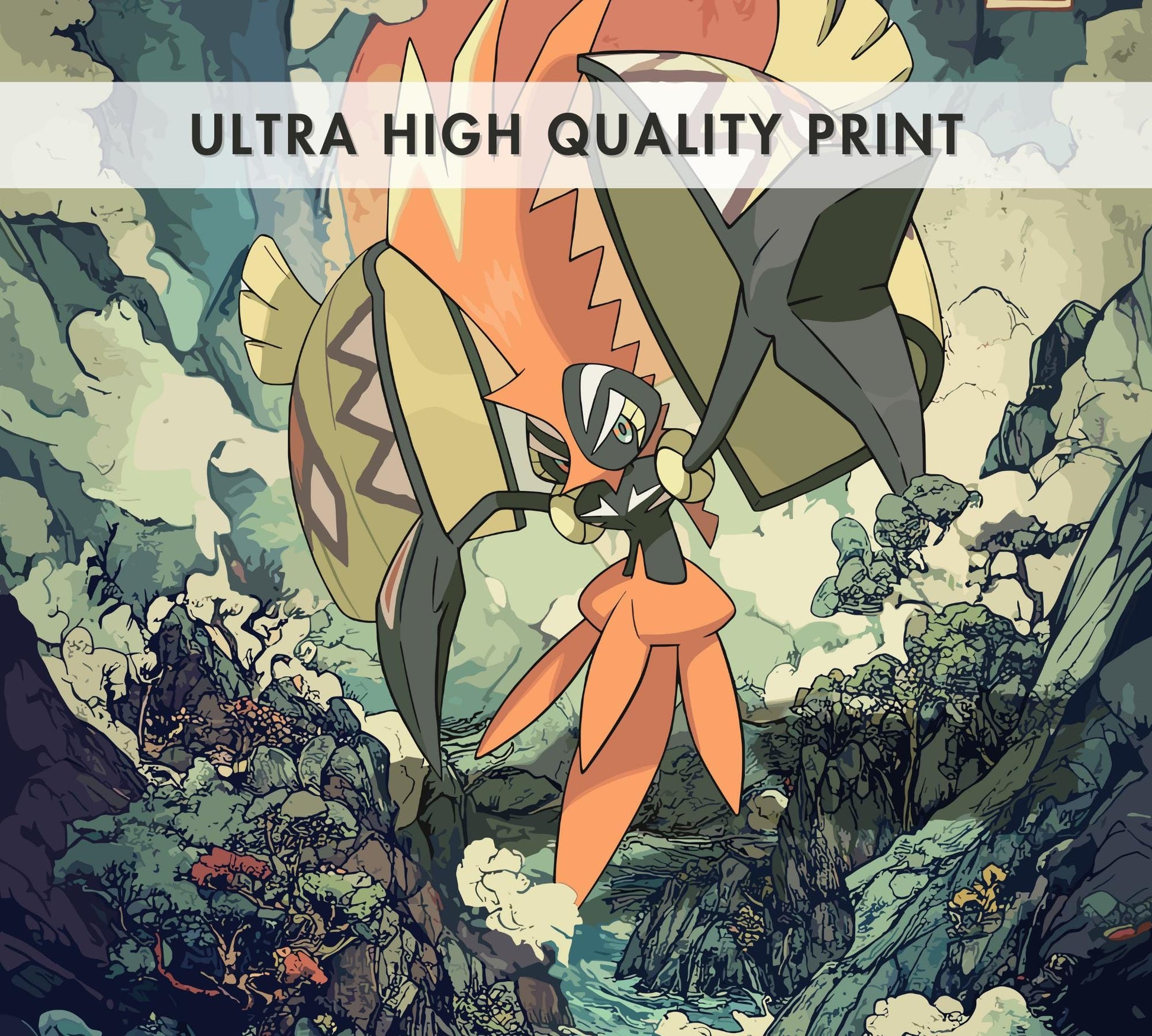 Tapu Koko Poster: Legendary Pokemon