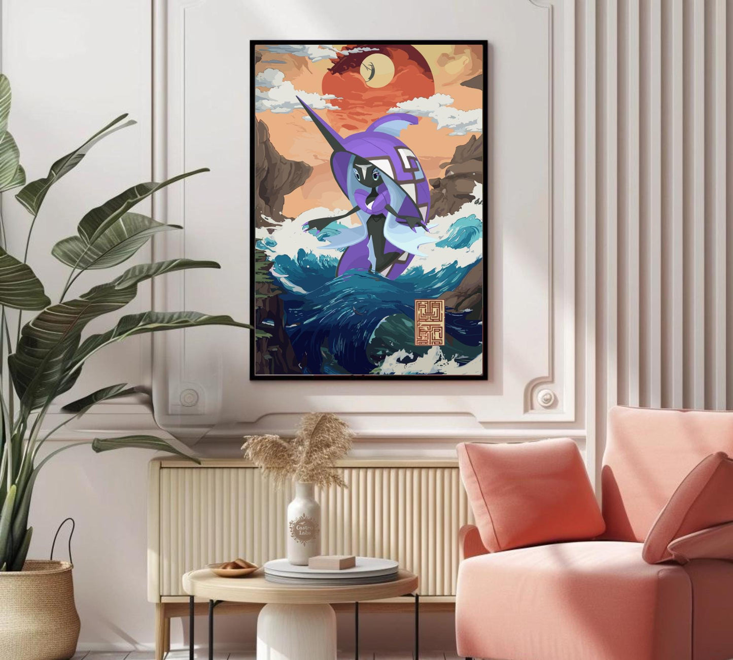 Tapu Fini Poster: Legendary Pokemon