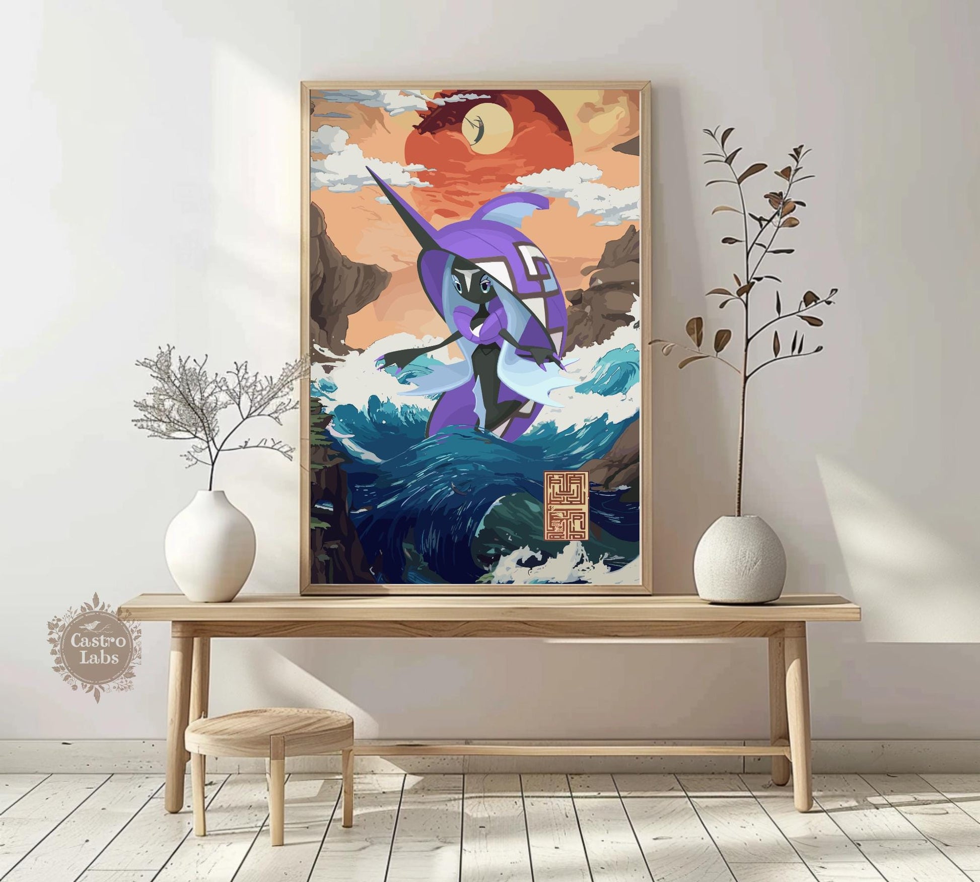 Tapu Fini Poster: Legendary Pokemon