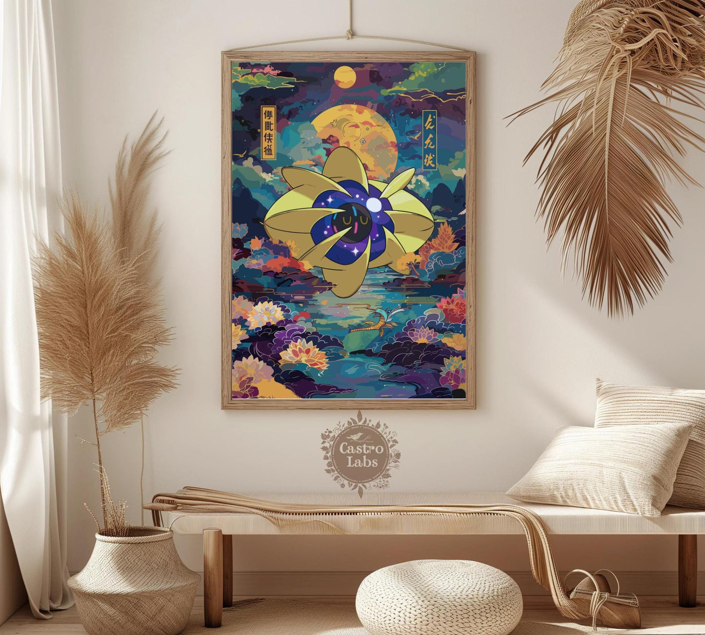 Cosmoem Poster: Legendary Pokemon