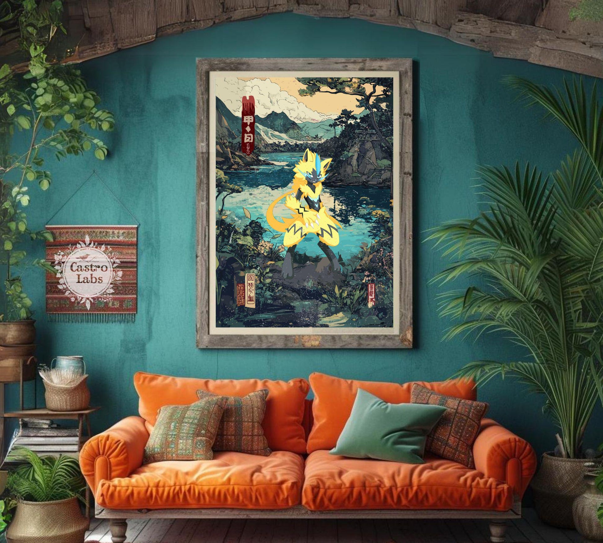 Zeraora Legendary Pokemon Poster