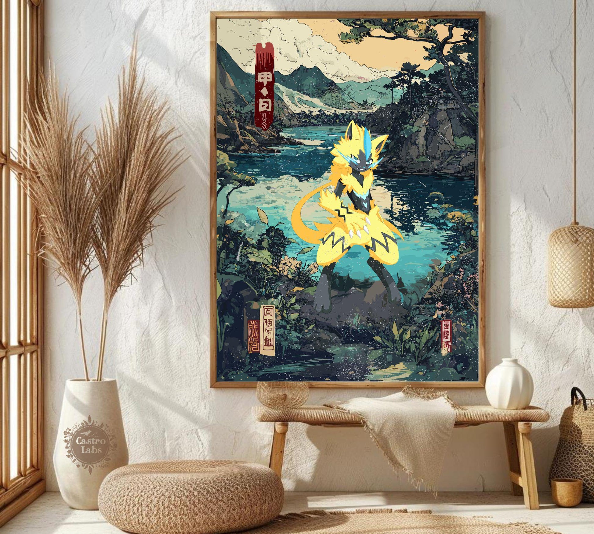 Zeraora Legendary Pokemon Poster