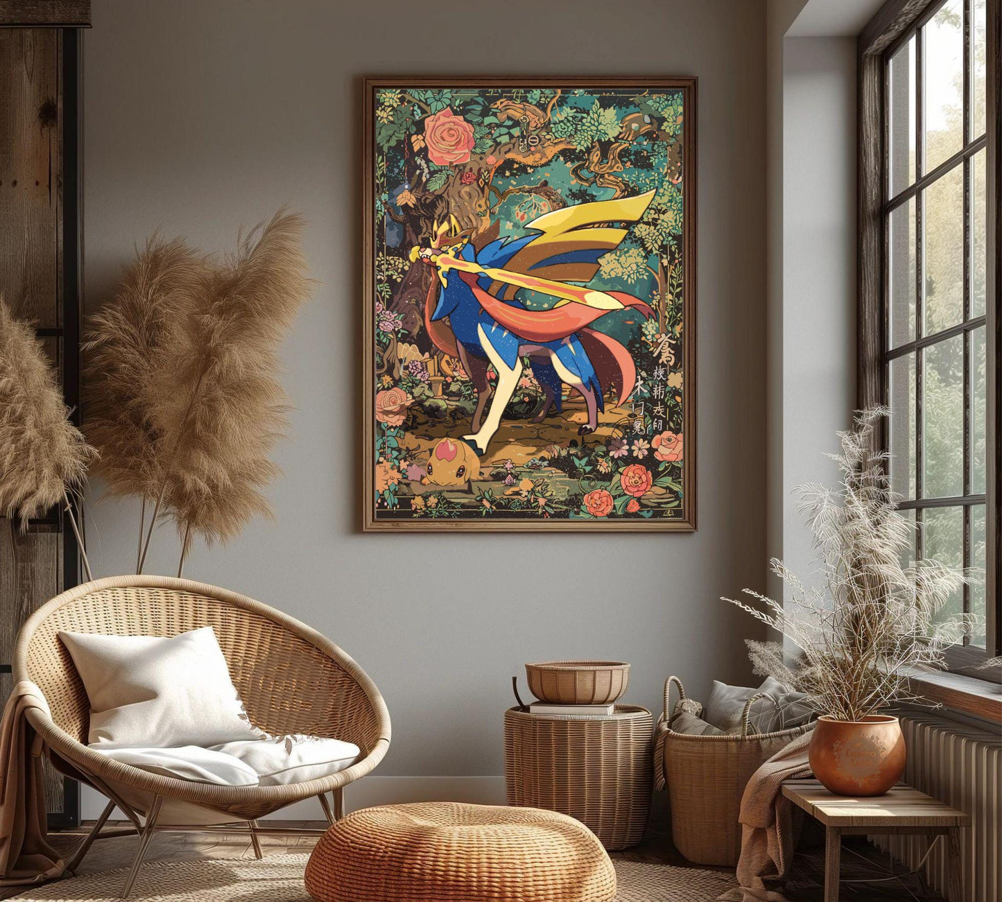 Zacian Legendary Pokemon Print