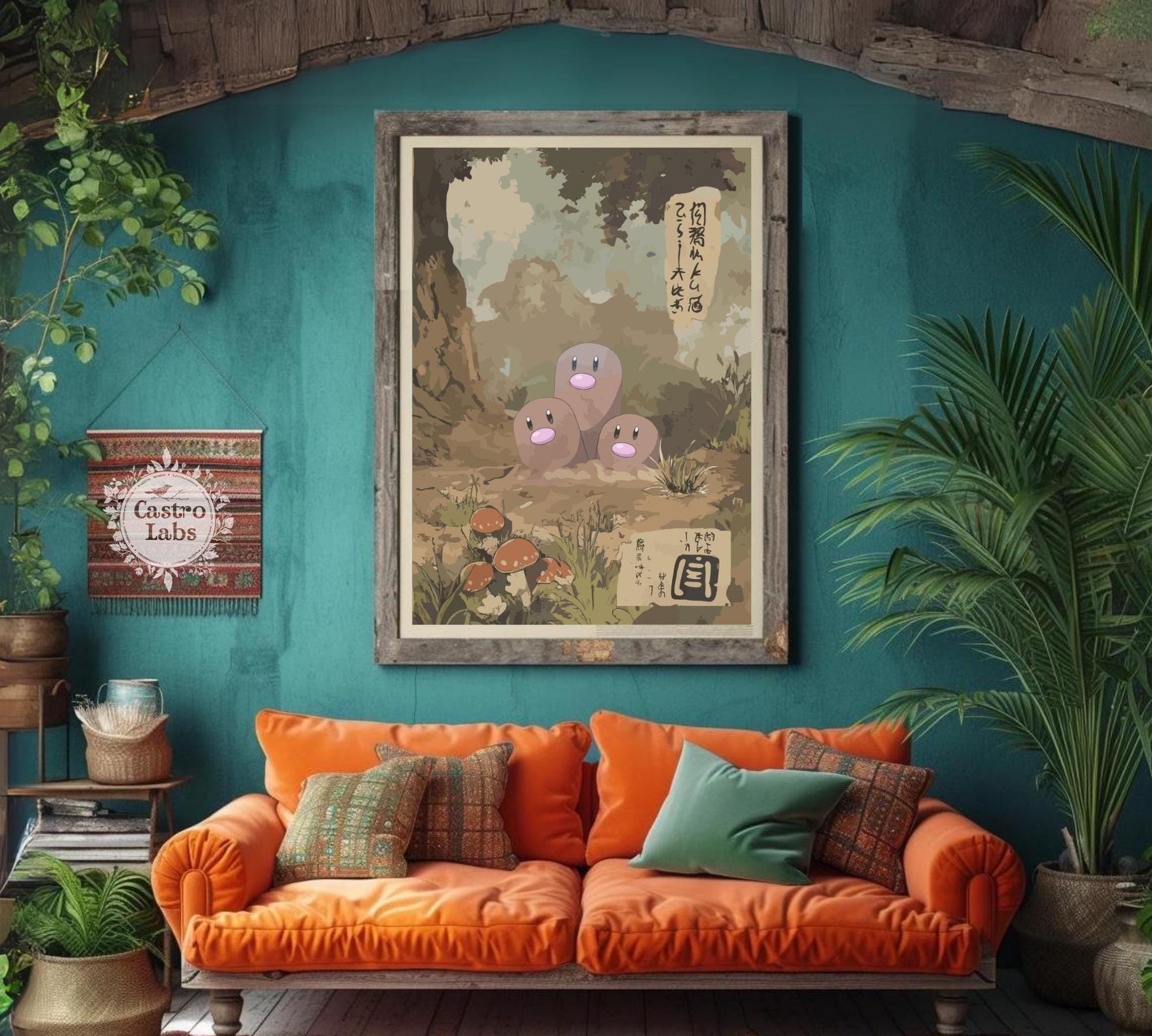 Dugtrio Poster: Legendary Pokemon