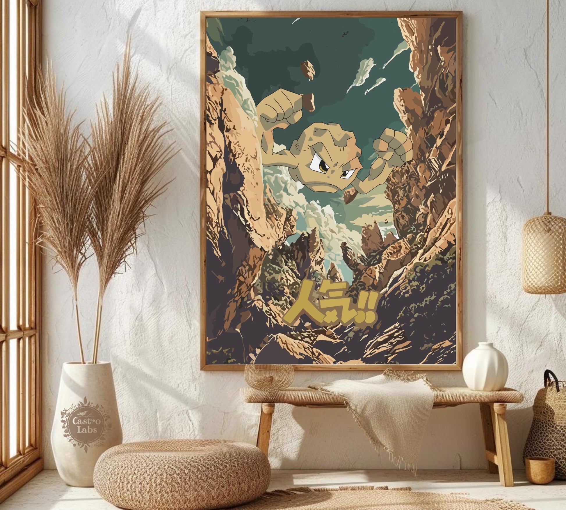 Geodude Poster: Legendary Pokemon