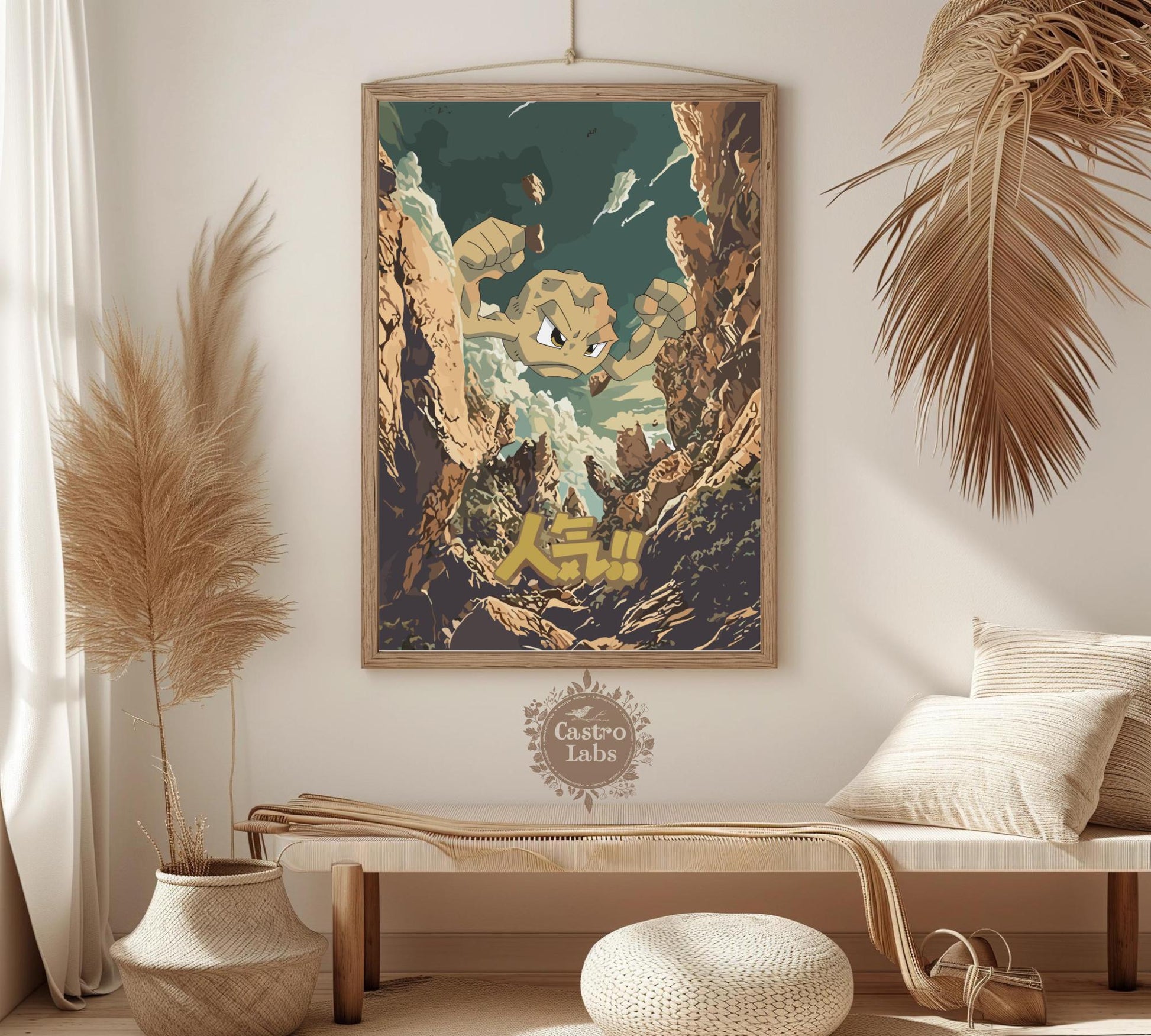 Geodude Poster: Legendary Pokemon