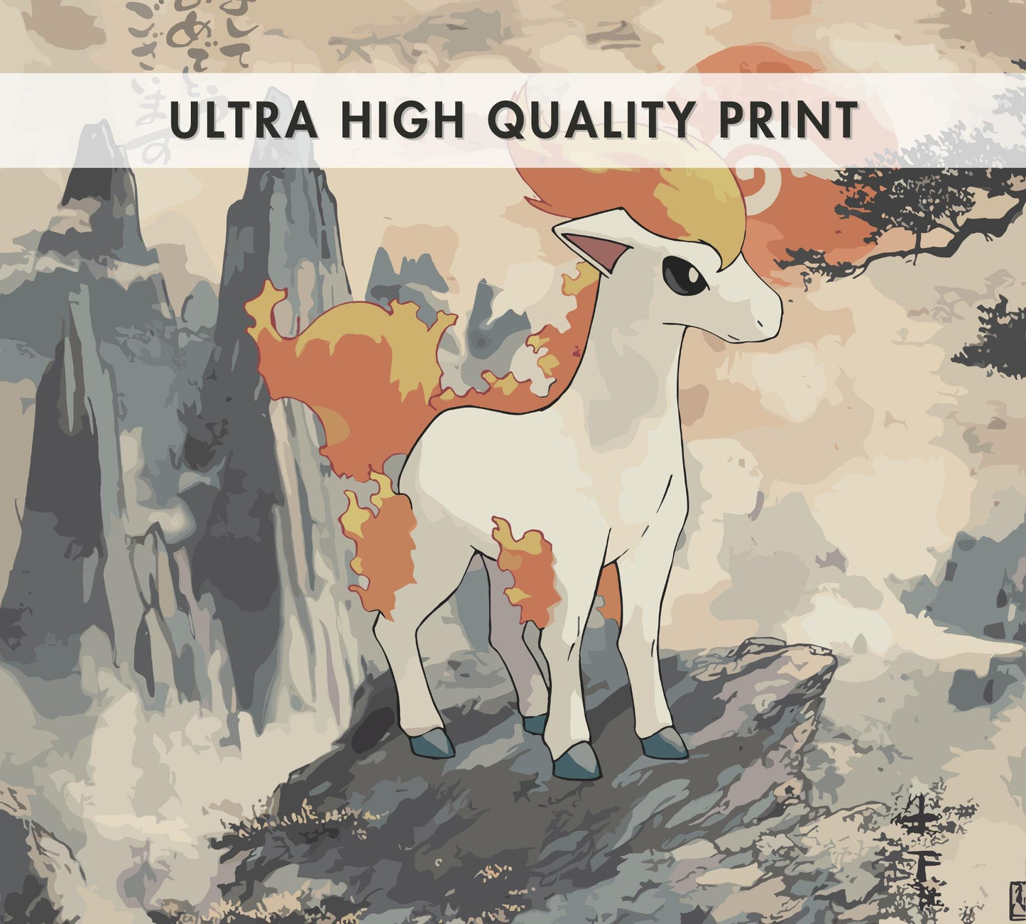 Ponyta Poster: Legendary Pokemon