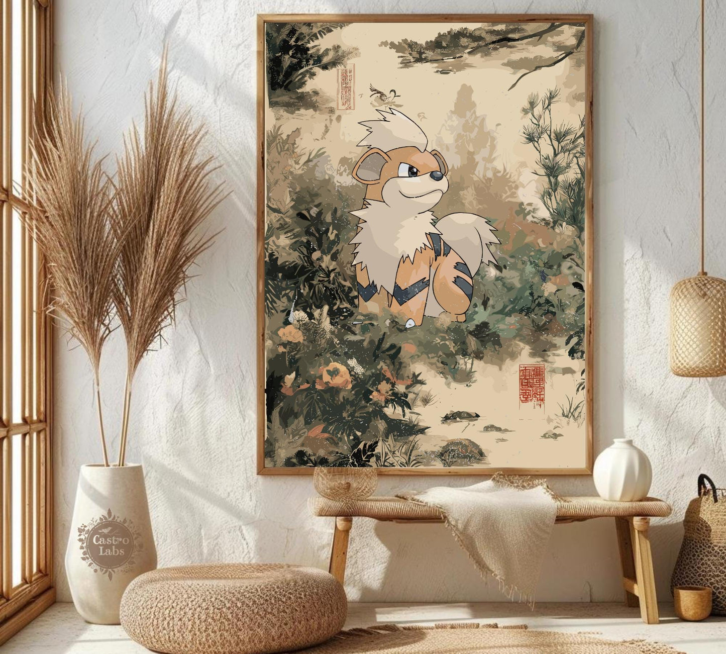 Growlithe Poster: Legendary Pokemon