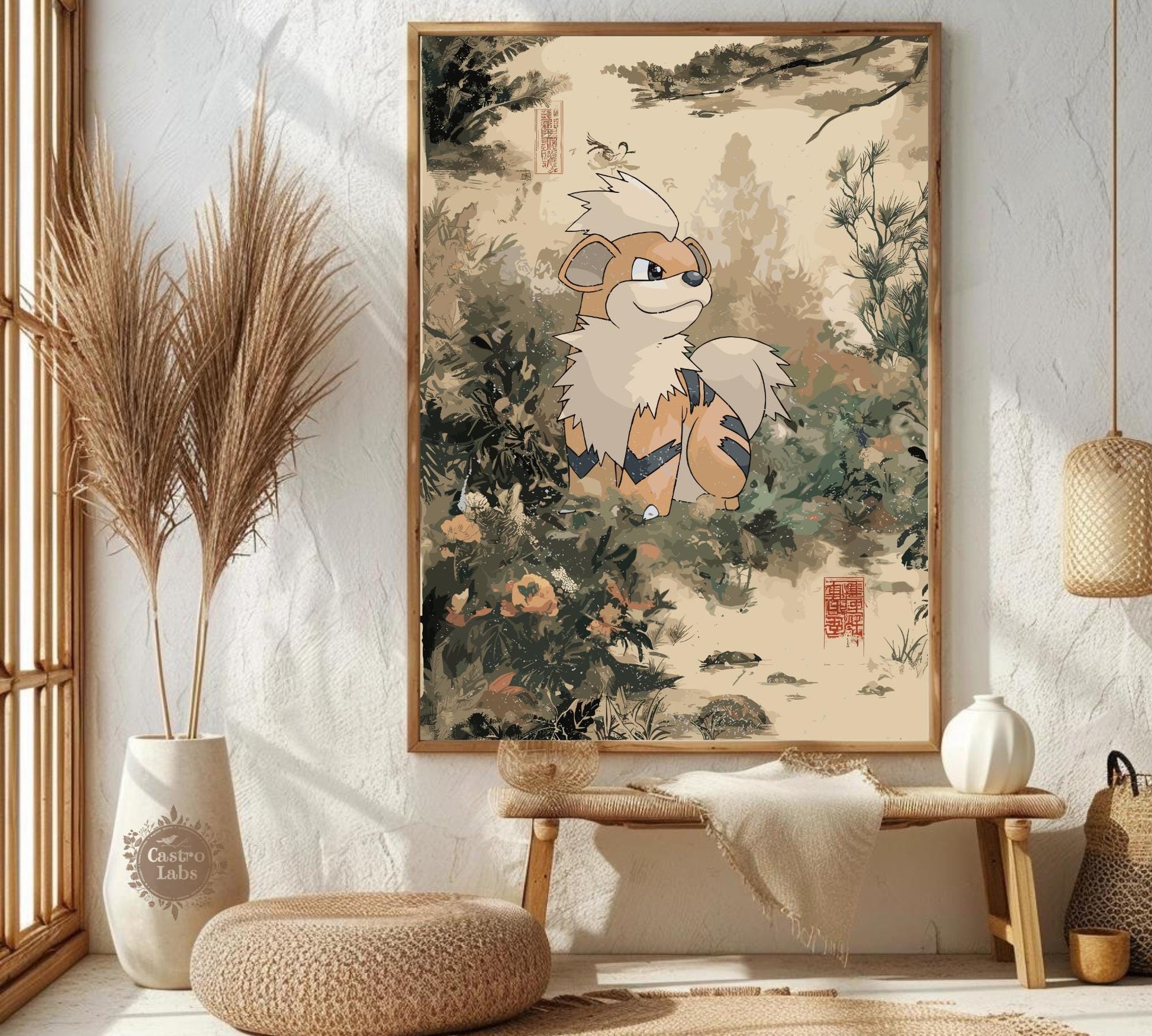 Growlithe Poster: Legendary Pokemon