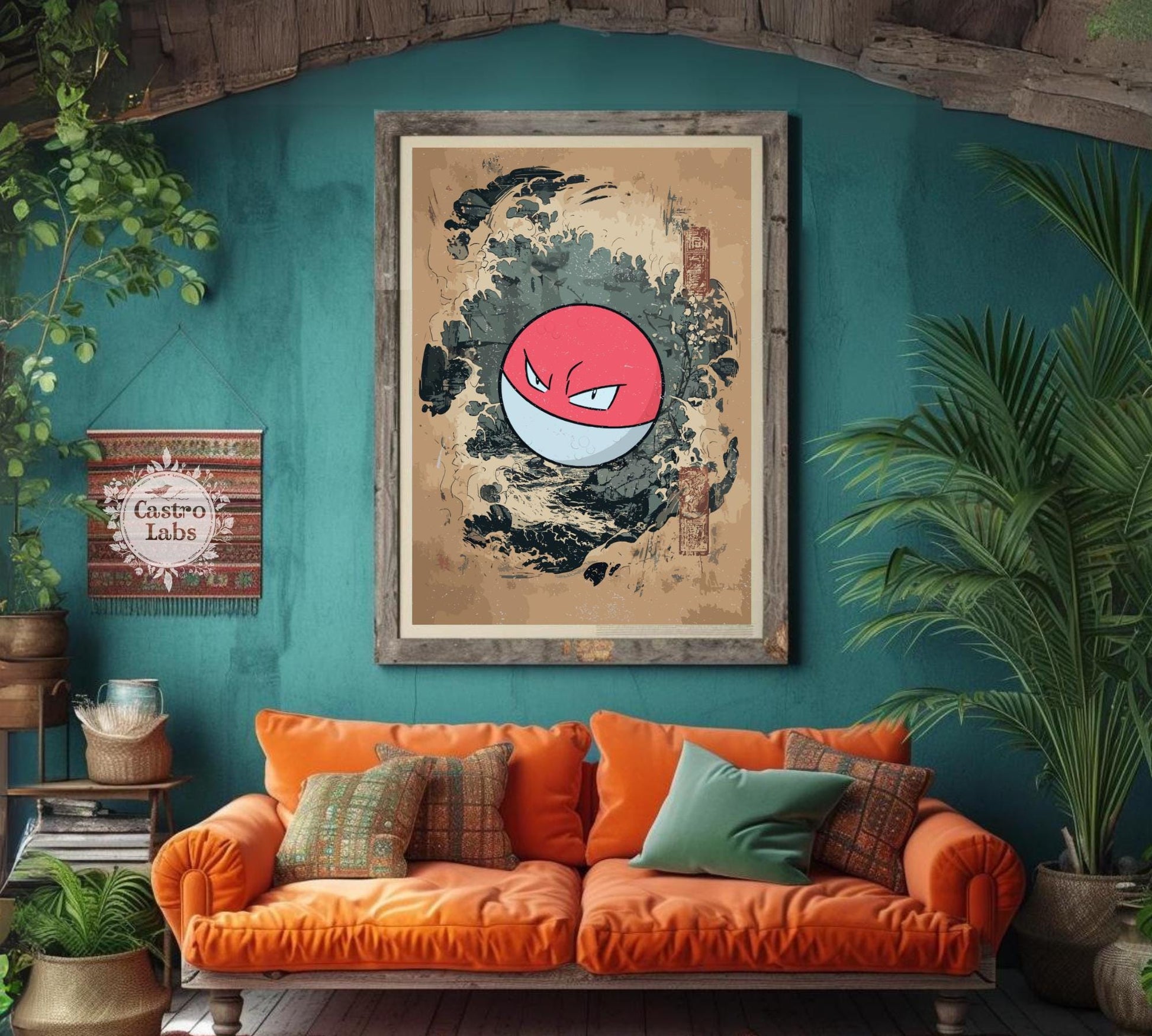 Voltorb Poster: Legendary Pokemon