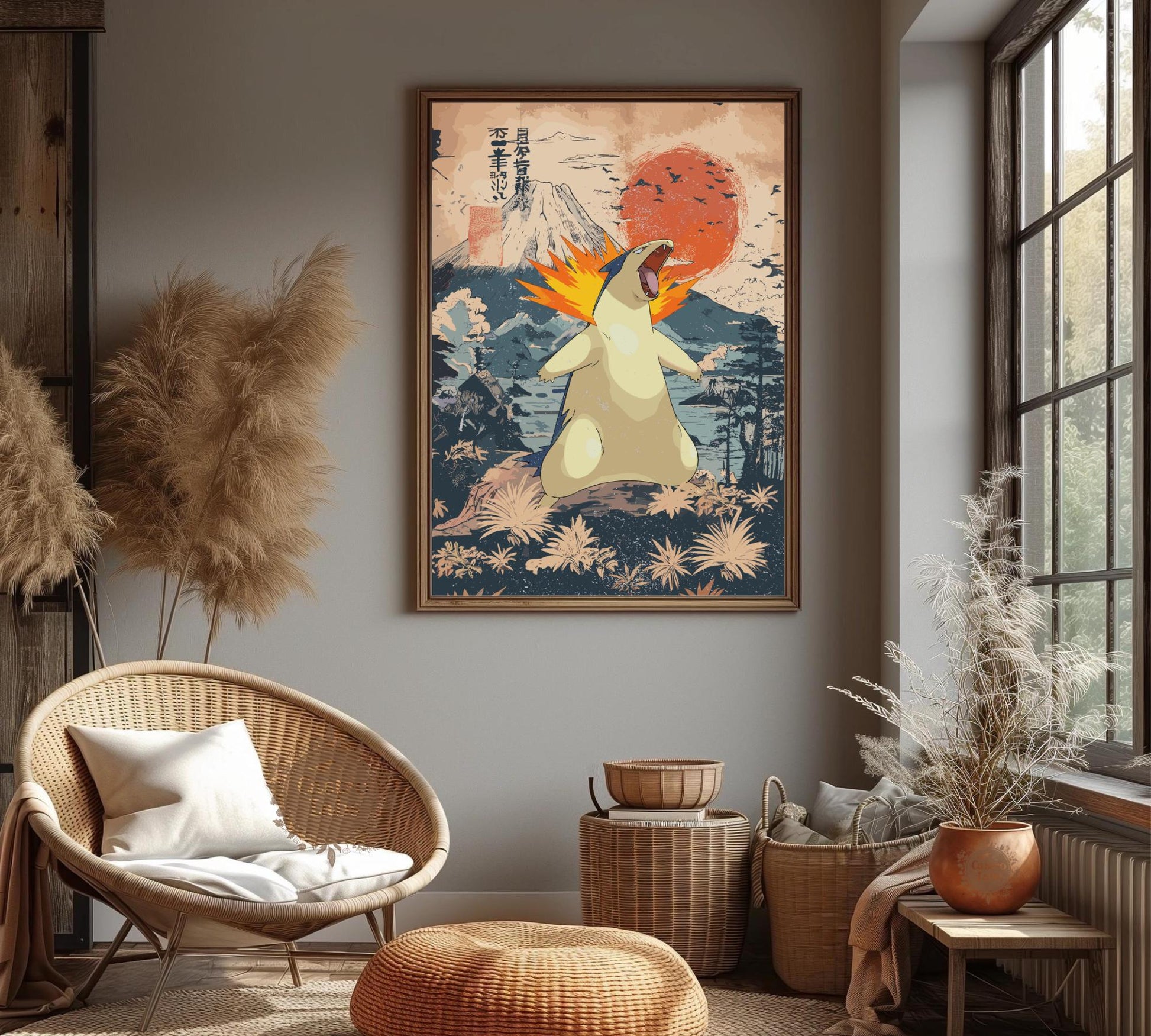 Typhlosion Poster: Legendary Pokemon