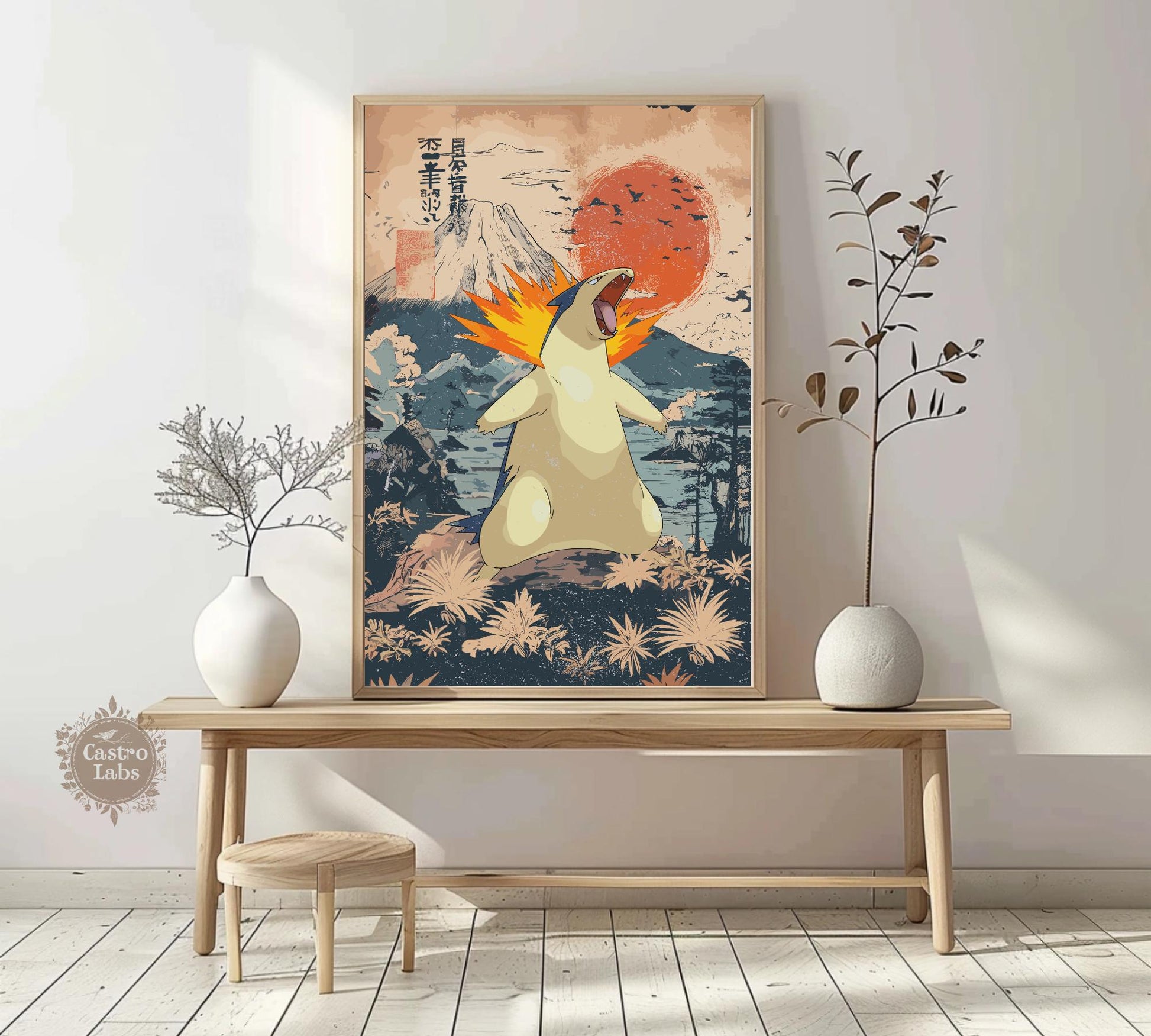 Typhlosion Poster: Legendary Pokemon