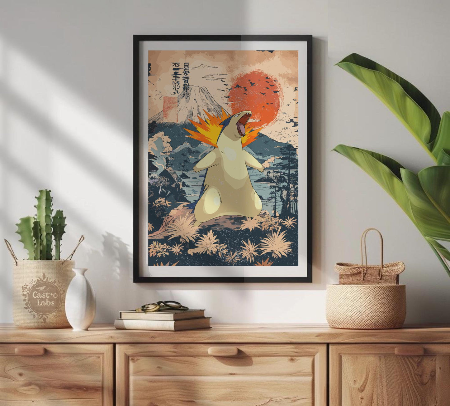 Typhlosion Poster: Legendary Pokemon