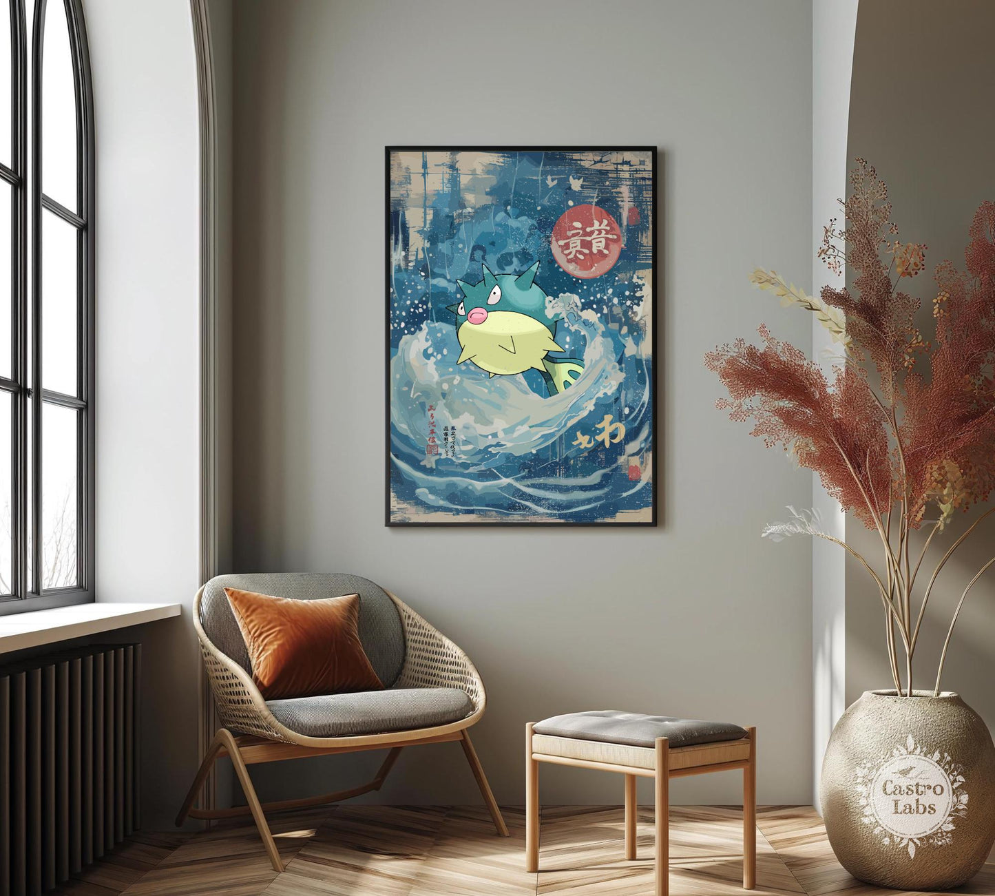 Qwilfish Poster: Legendary Pokémon