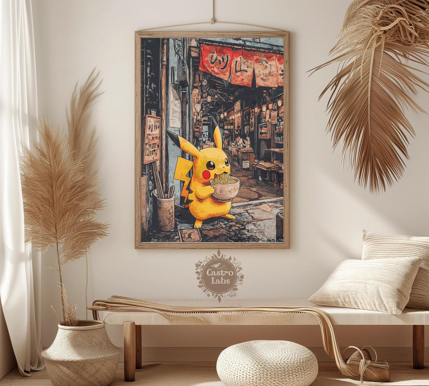 Pikachu Ramen Series Poster