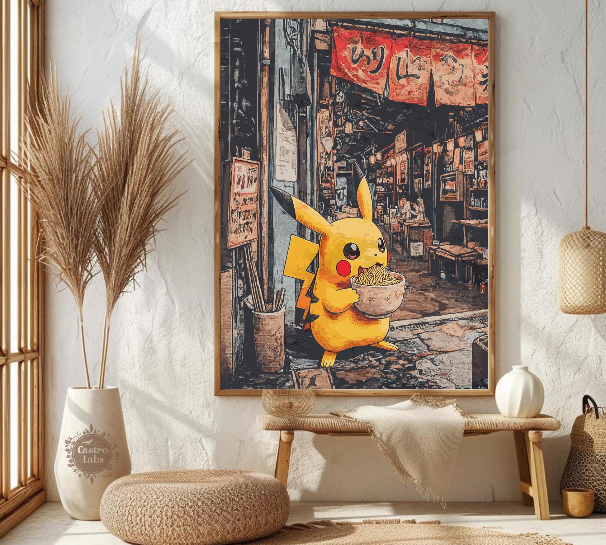 Pikachu Ramen Series Poster