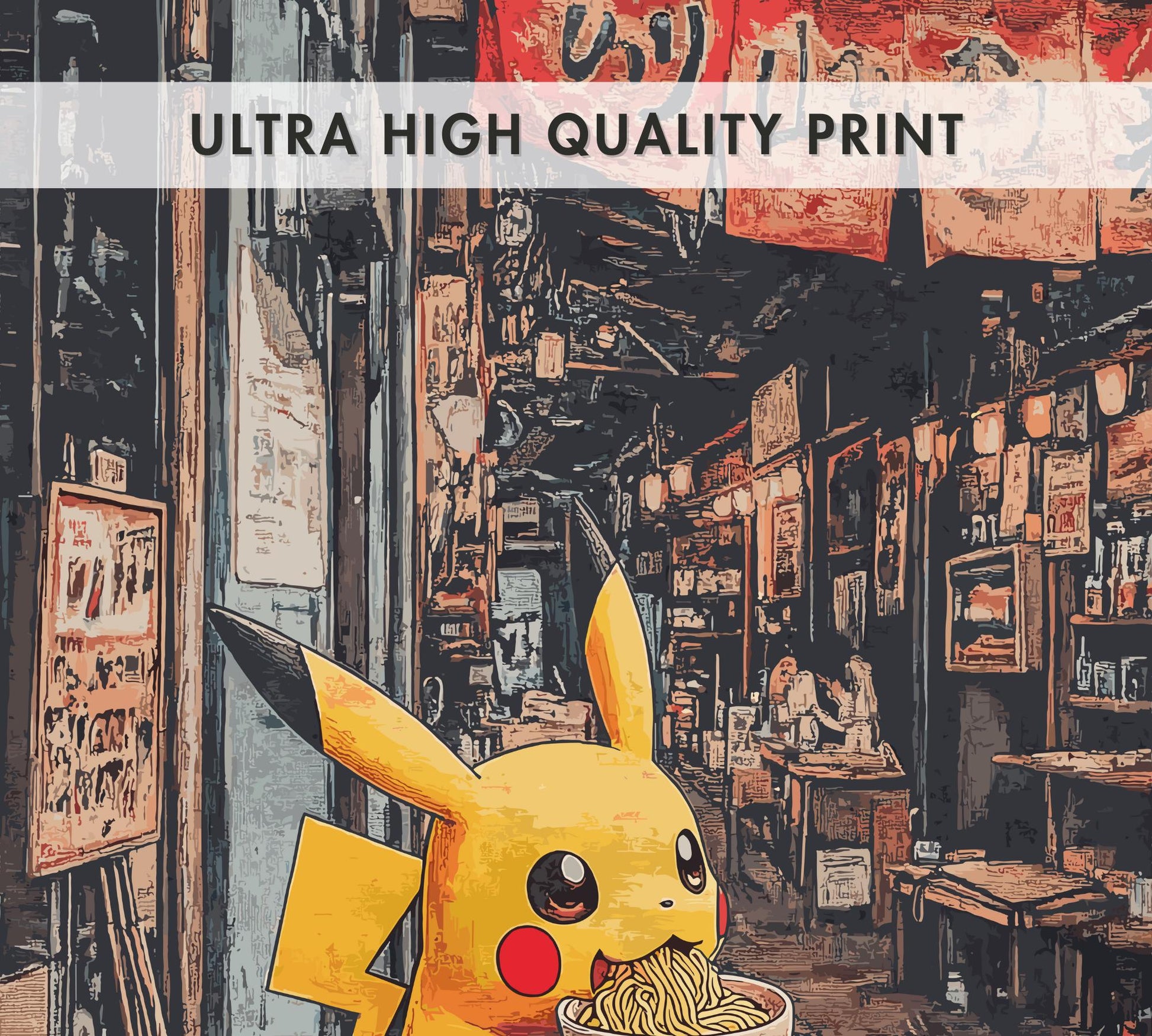 Pikachu Ramen Series Poster